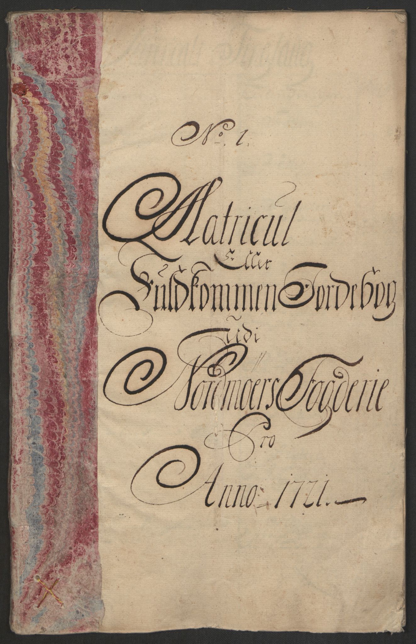 Rentekammeret inntil 1814, Reviderte regnskaper, Fogderegnskap, RA/EA-4092/R56/L3754: Fogderegnskap Nordmøre, 1721, p. 23