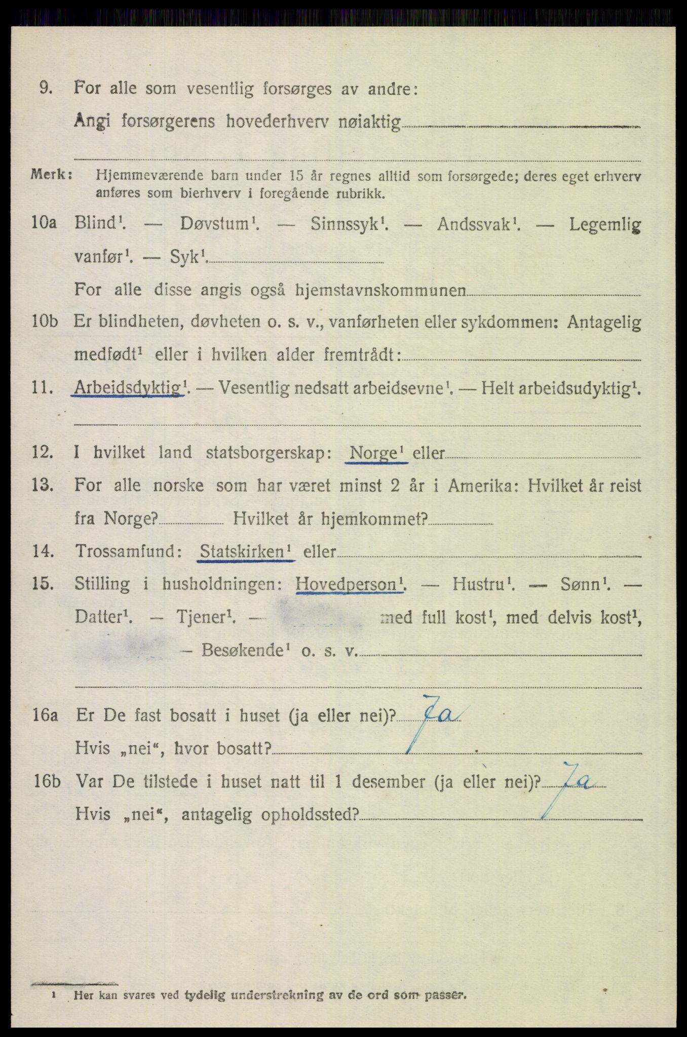 SAH, 1920 census for Elverum, 1920, p. 4683