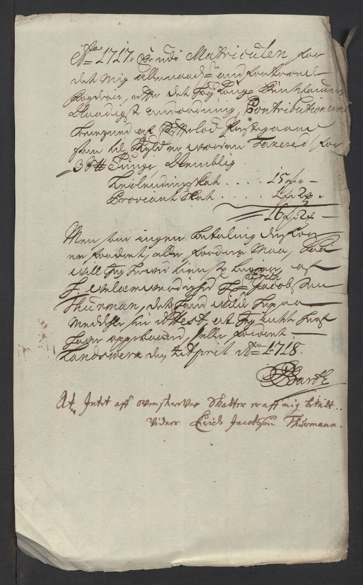 Rentekammeret inntil 1814, Reviderte regnskaper, Fogderegnskap, RA/EA-4092/R24/L1593: Fogderegnskap Numedal og Sandsvær, 1717, p. 302