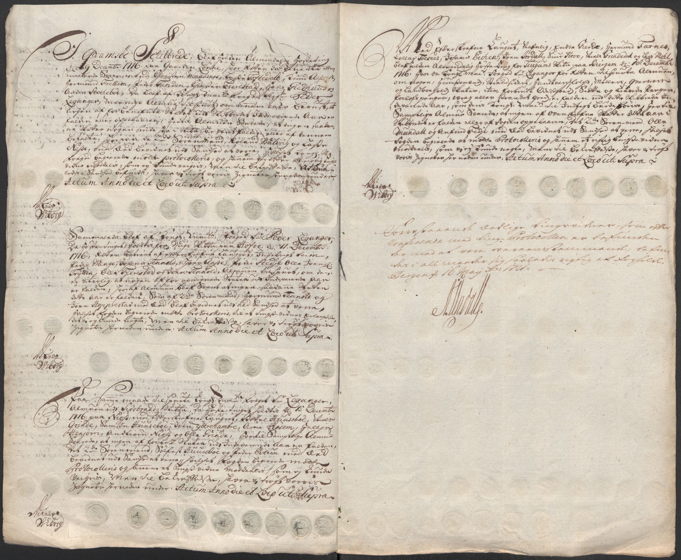 Rentekammeret inntil 1814, Reviderte regnskaper, Fogderegnskap, AV/RA-EA-4092/R52/L3320: Fogderegnskap Sogn, 1715-1716, p. 384