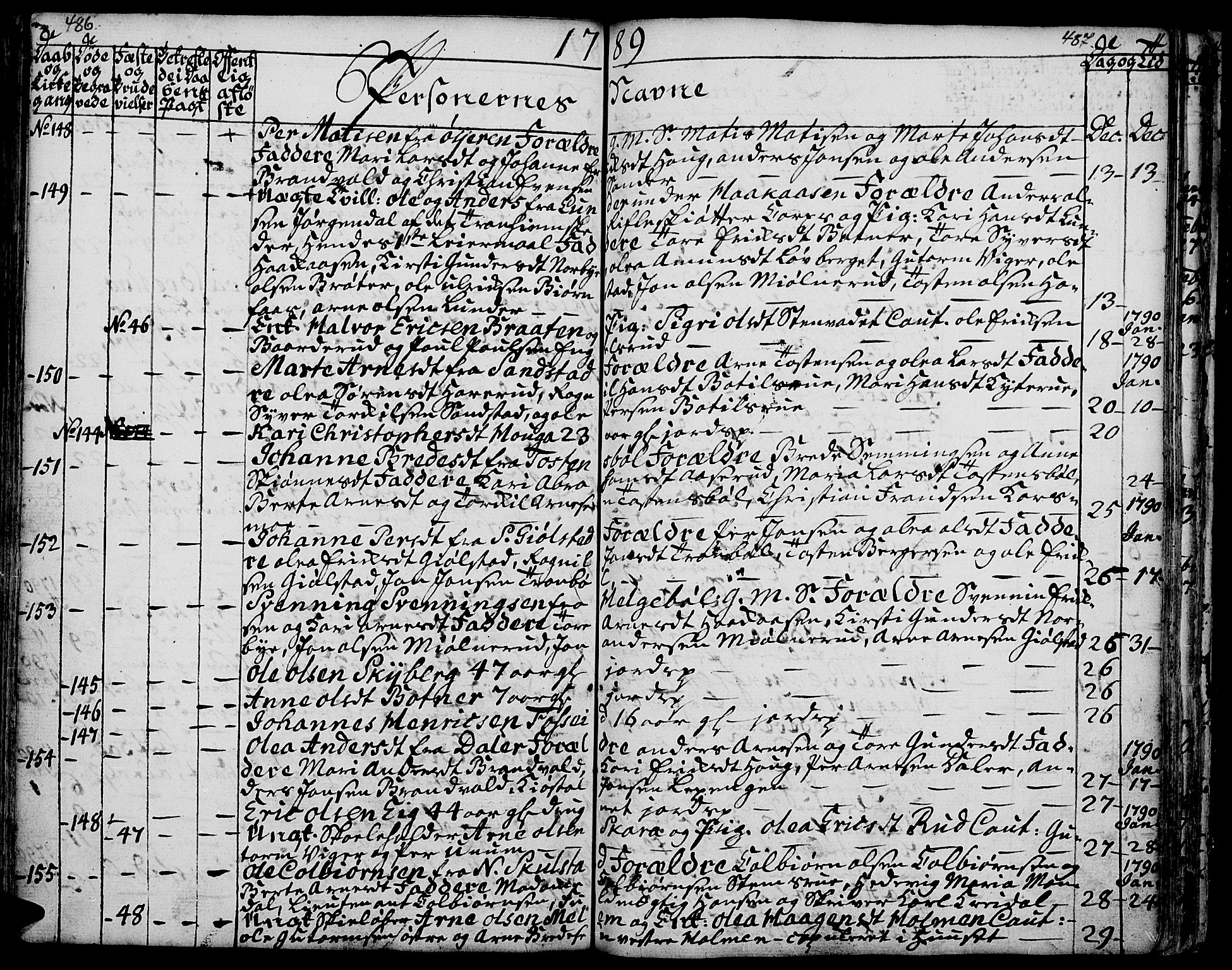 Grue prestekontor, AV/SAH-PREST-036/H/Ha/Haa/L0003: Parish register (official) no. 3, 1774-1792, p. 486-487