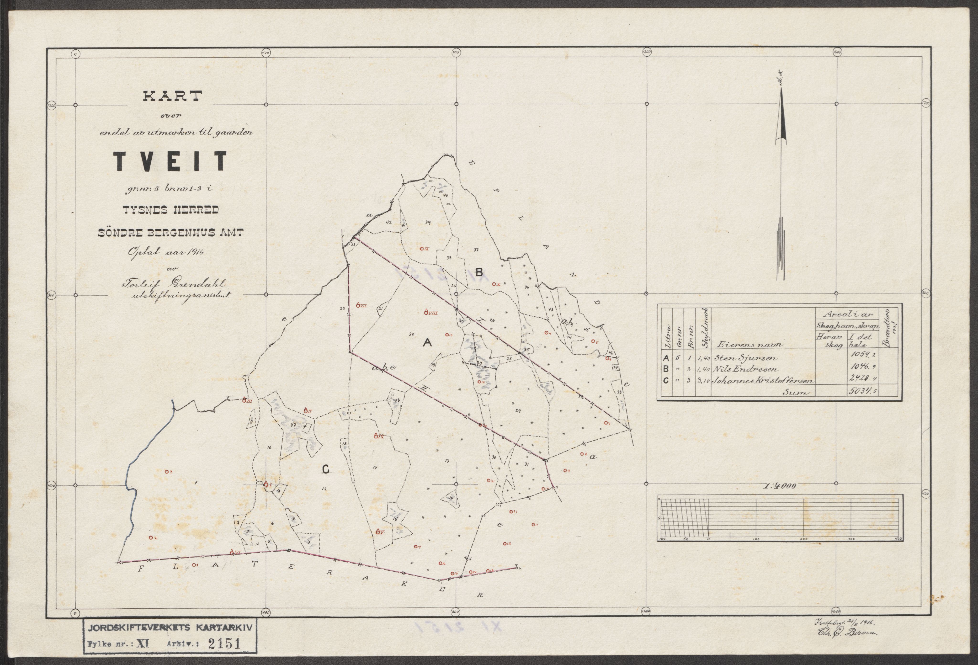 Jordskifteverkets kartarkiv, AV/RA-S-3929/T, 1859-1988, p. 2374