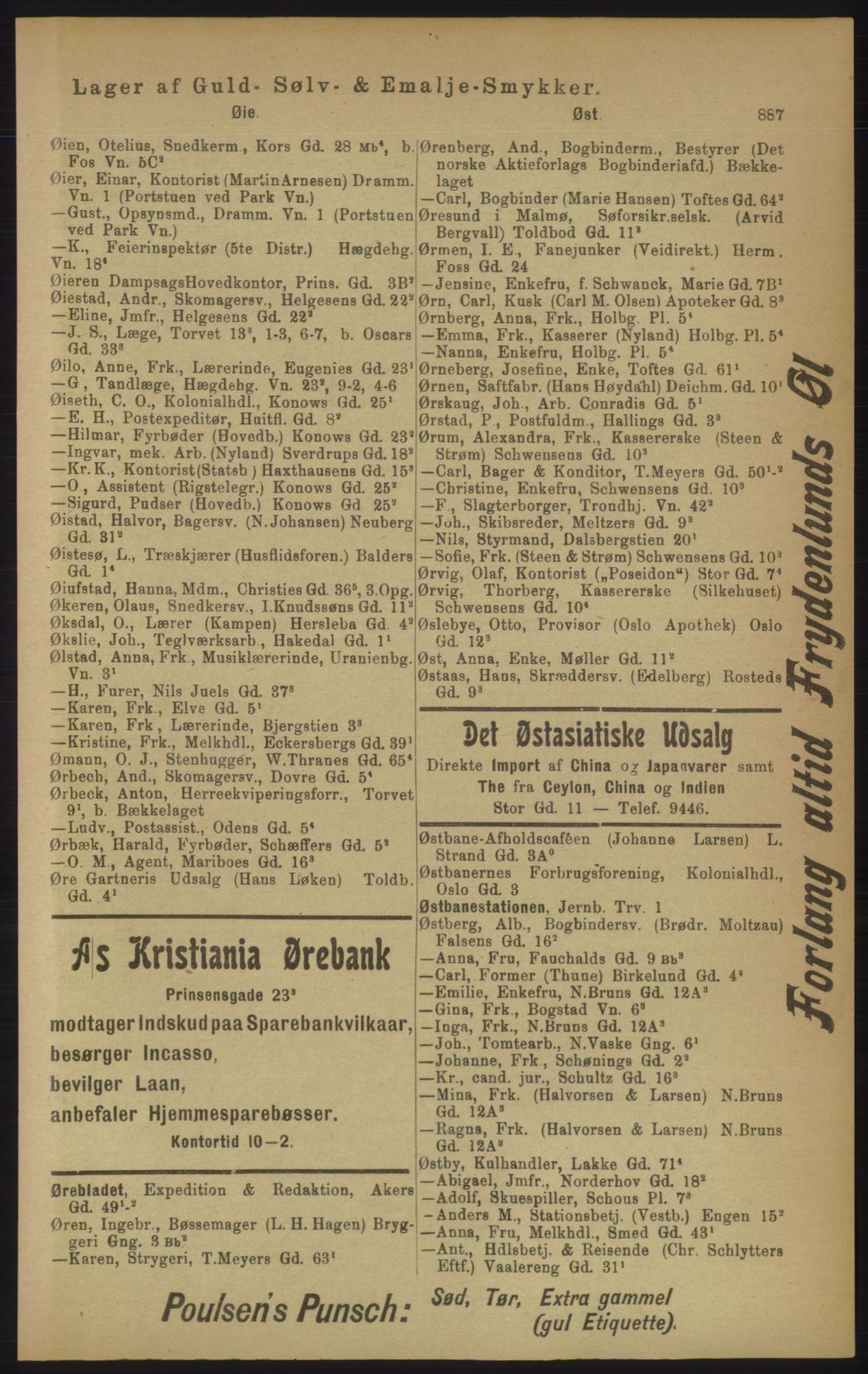 Kristiania/Oslo adressebok, PUBL/-, 1906, p. 887