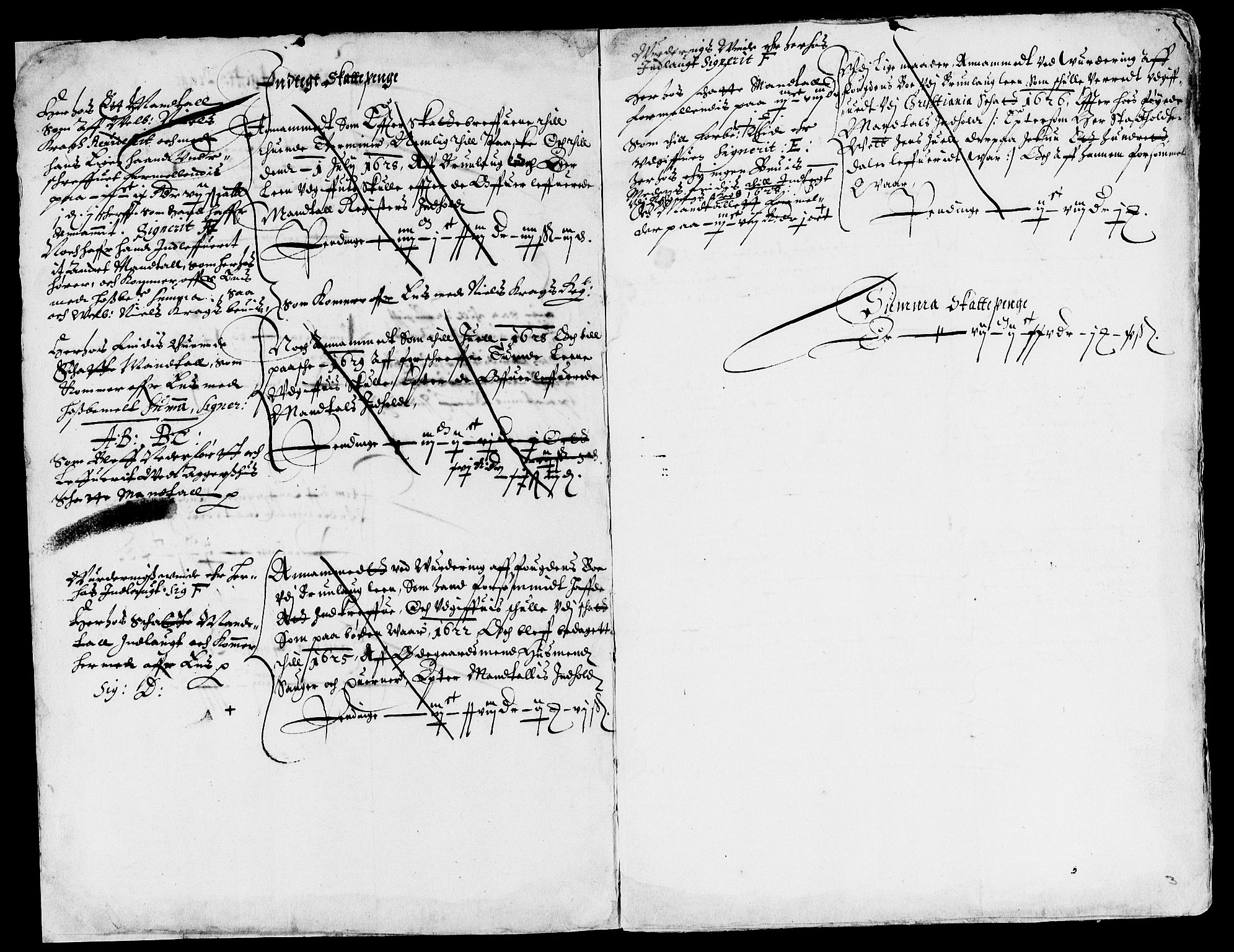 Rentekammeret inntil 1814, Reviderte regnskaper, Lensregnskaper, AV/RA-EA-5023/R/Rb/Rbl/L0002: Brunla len med Numedal len til 1628,  Sandsvær len 1626-28 og Eiker len 1626-37, 1626-1629