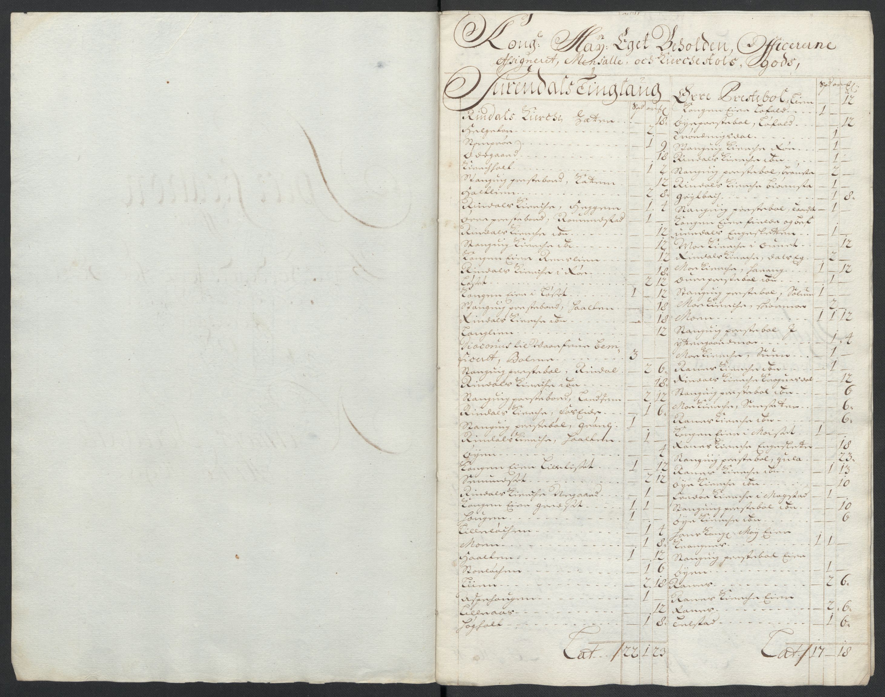 Rentekammeret inntil 1814, Reviderte regnskaper, Fogderegnskap, AV/RA-EA-4092/R56/L3738: Fogderegnskap Nordmøre, 1699, p. 133
