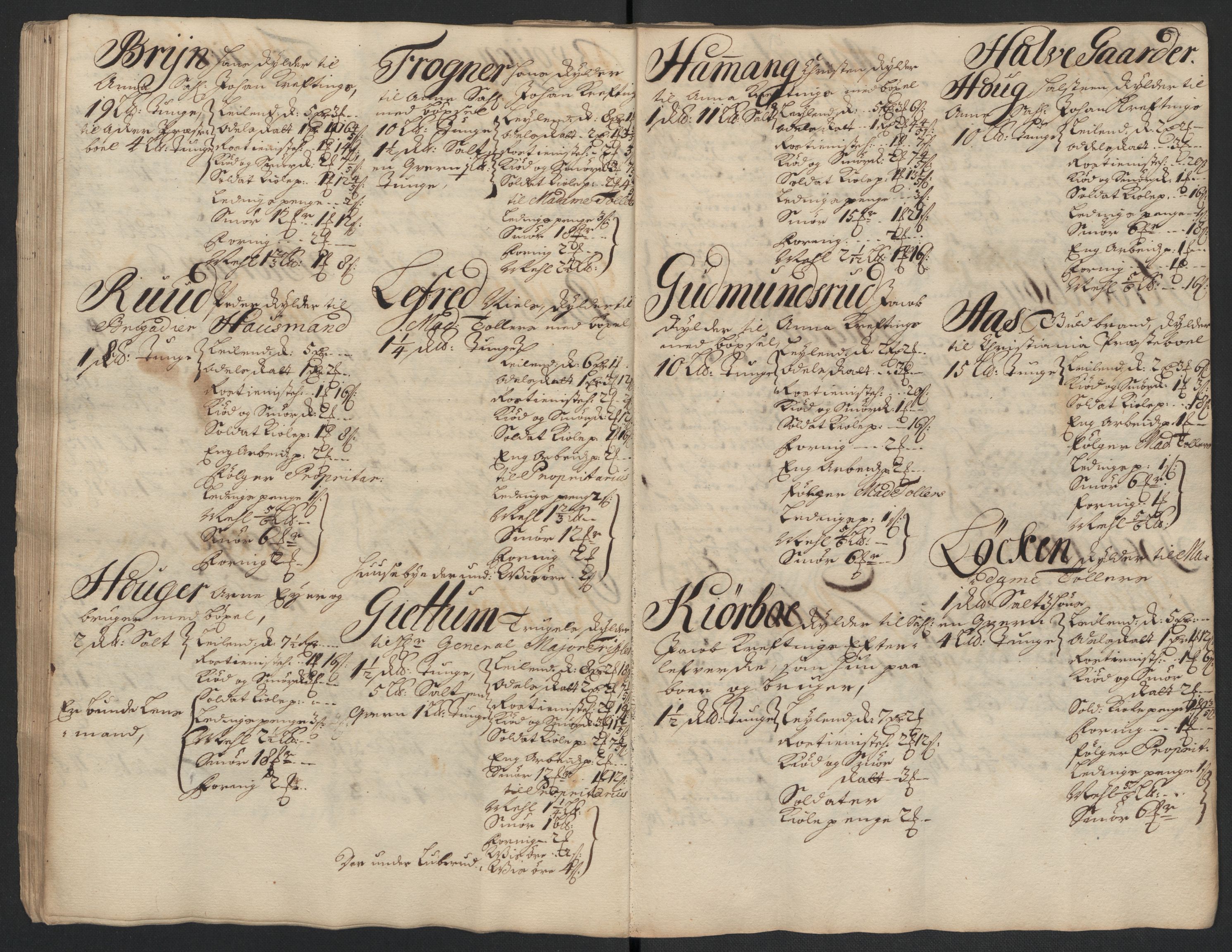 Rentekammeret inntil 1814, Reviderte regnskaper, Fogderegnskap, AV/RA-EA-4092/R10/L0440: Fogderegnskap Aker og Follo, 1696-1697, p. 288