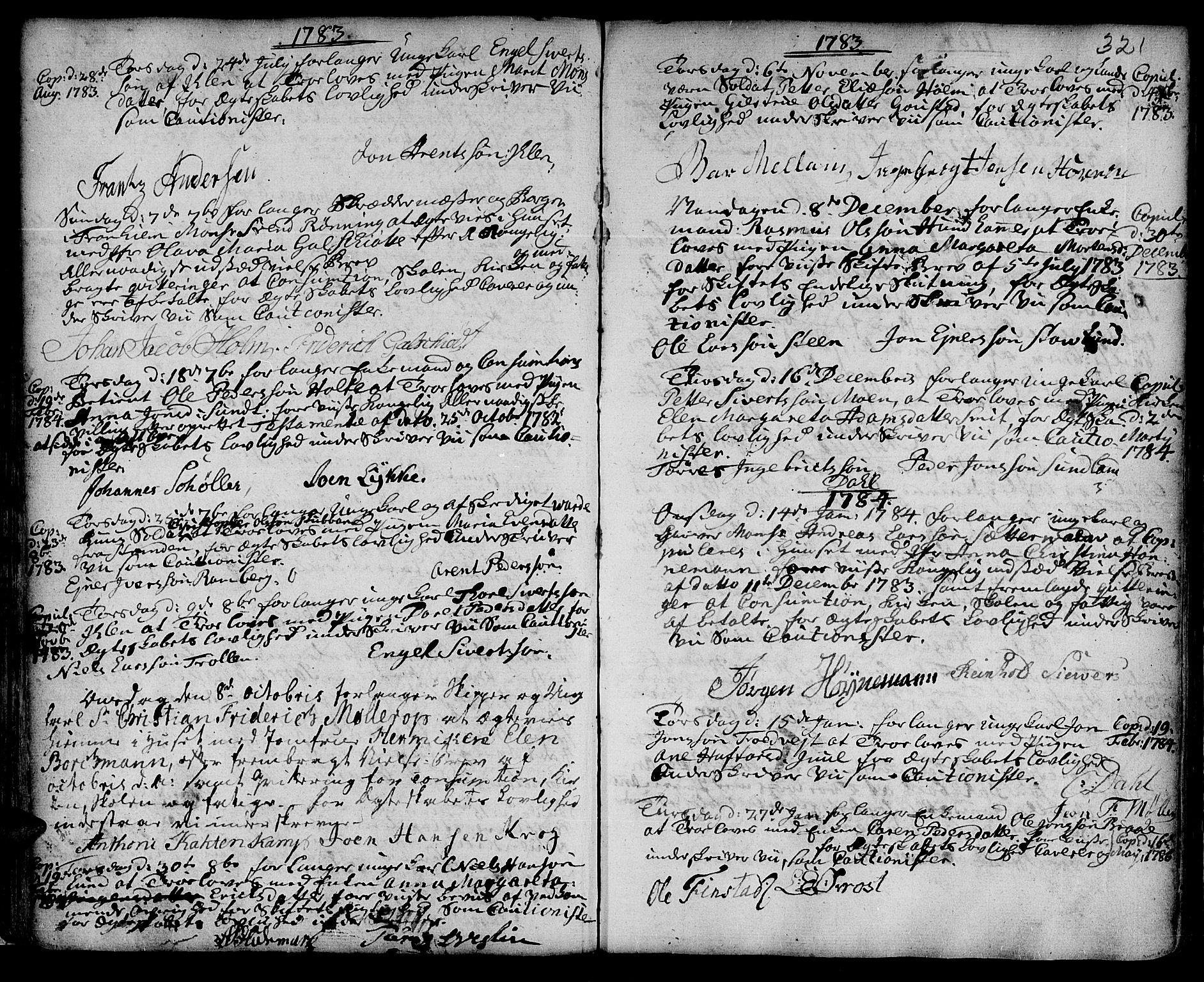 Ministerialprotokoller, klokkerbøker og fødselsregistre - Sør-Trøndelag, SAT/A-1456/601/L0038: Parish register (official) no. 601A06, 1766-1877, p. 321