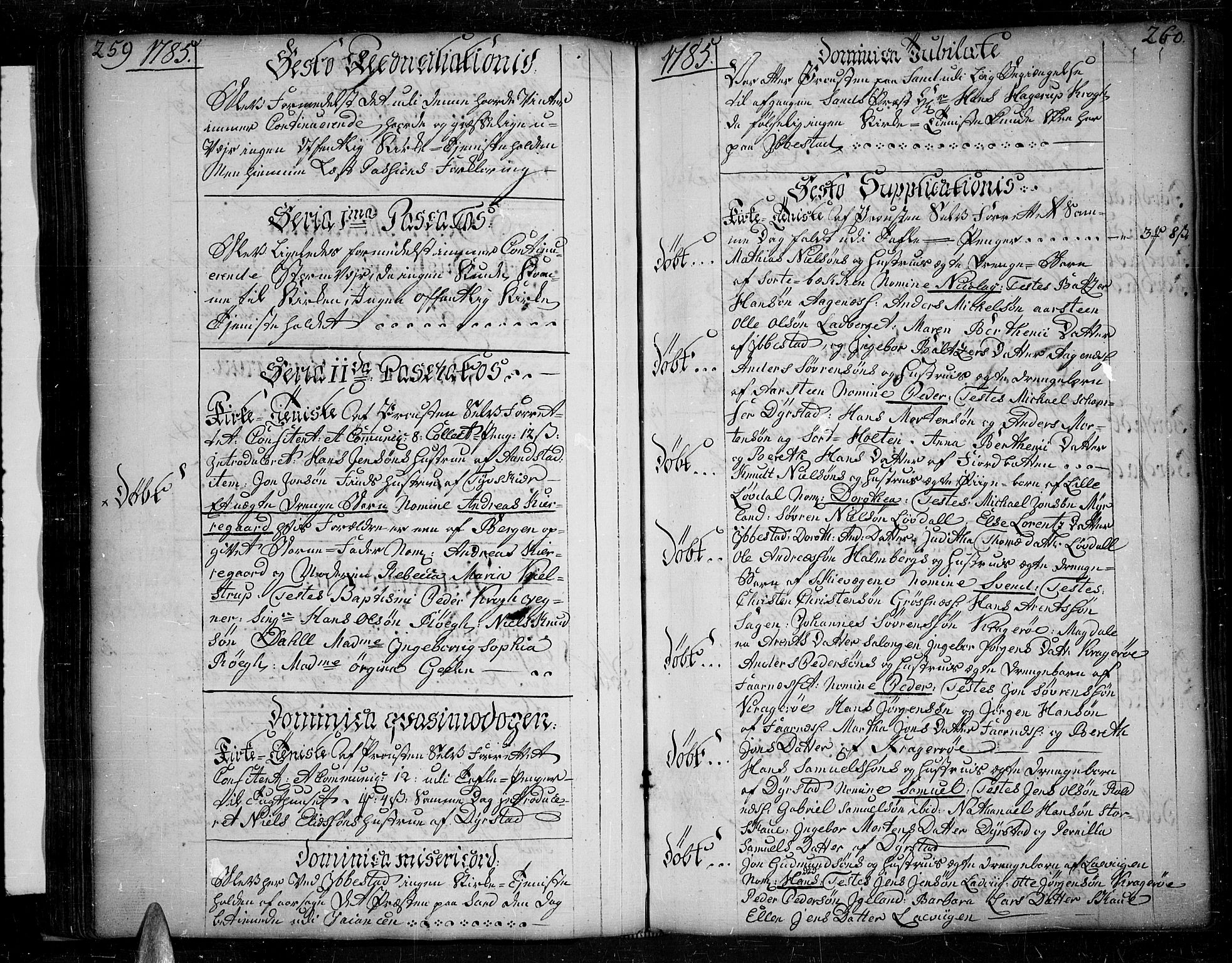 Ibestad sokneprestembete, SATØ/S-0077/H/Ha/Haa/L0003kirke: Parish register (official) no. 3, 1776-1801, p. 259-260