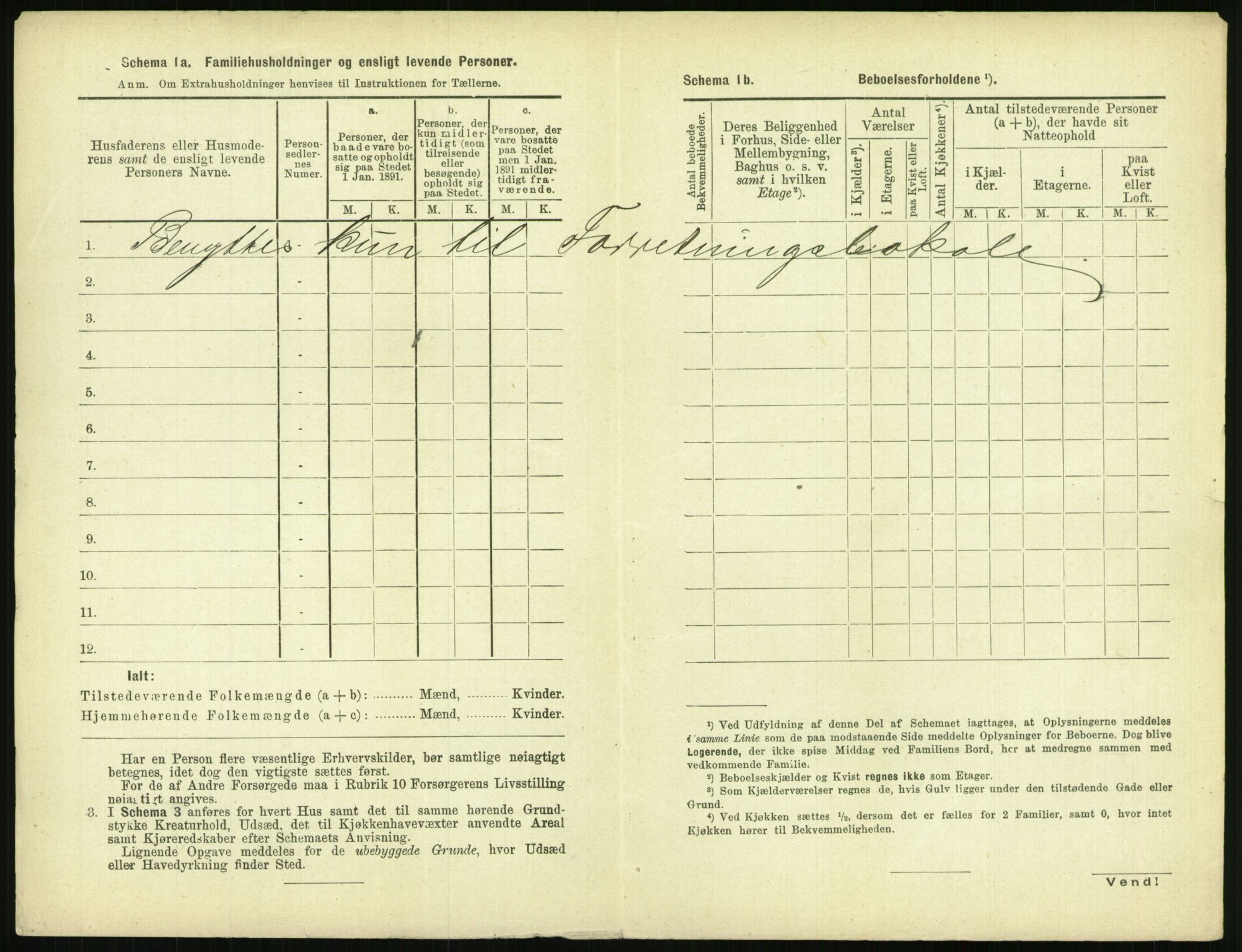 RA, 1891 census for 0801 Kragerø, 1891, p. 721