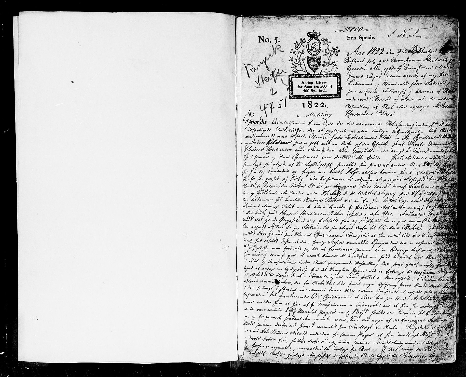 Ringerike sorenskriveri, SAKO/A-105/H/Hb/Hba/L0001: Skifteprotokoll, 1822-1830, p. 0b-1a