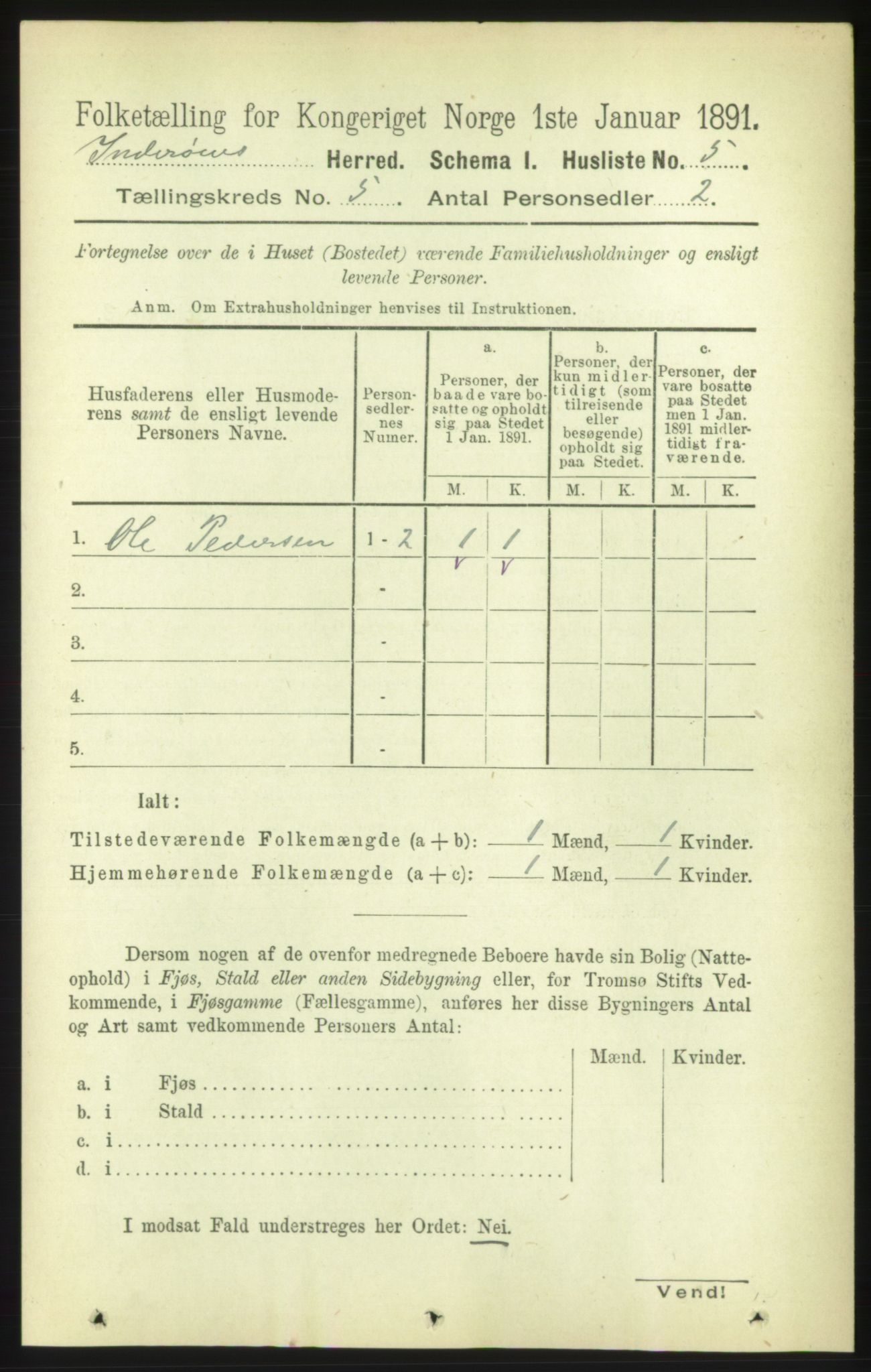 RA, 1891 census for 1729 Inderøy, 1891, p. 2676