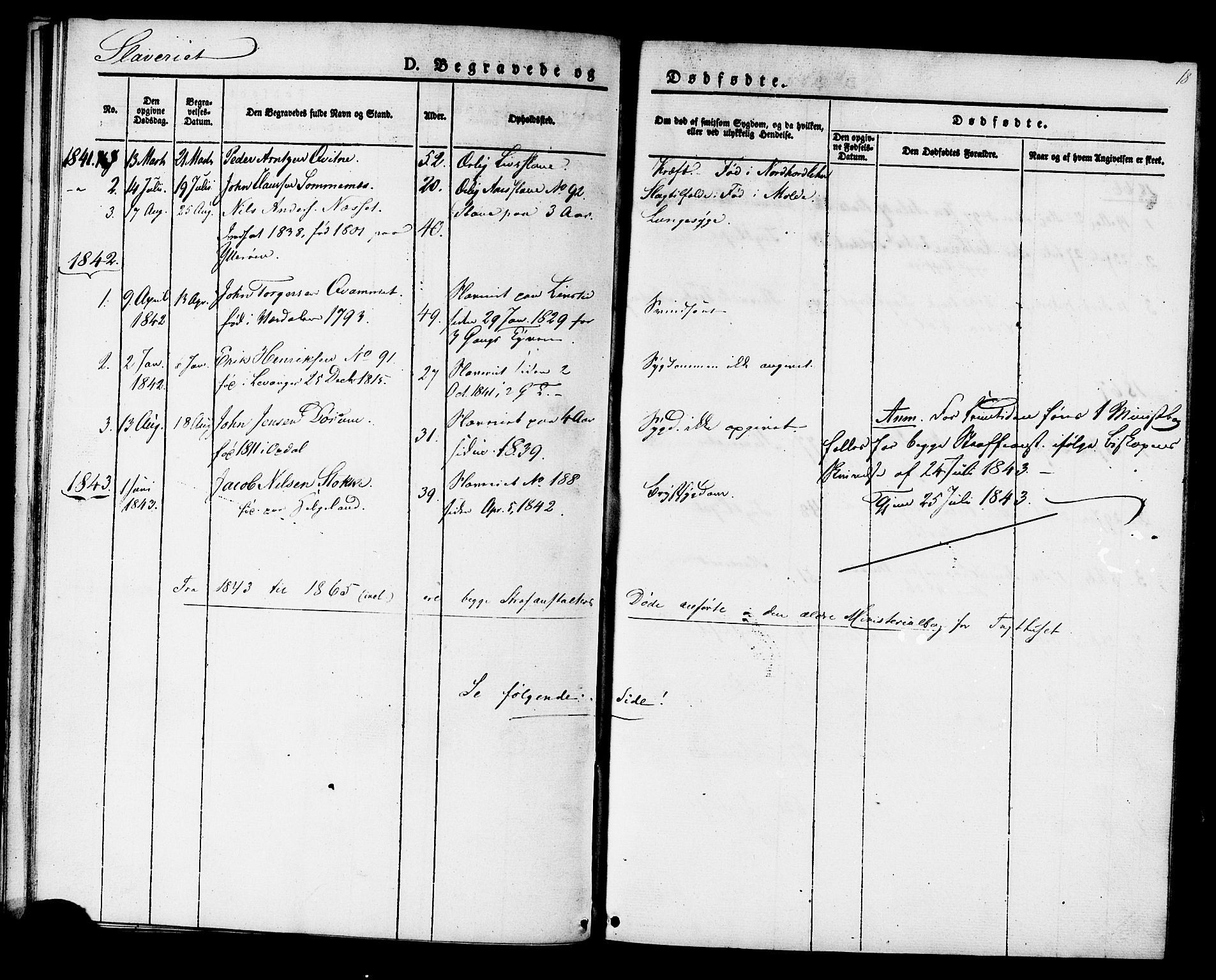 Ministerialprotokoller, klokkerbøker og fødselsregistre - Sør-Trøndelag, SAT/A-1456/624/L0481: Parish register (official) no. 624A02, 1841-1869, p. 18