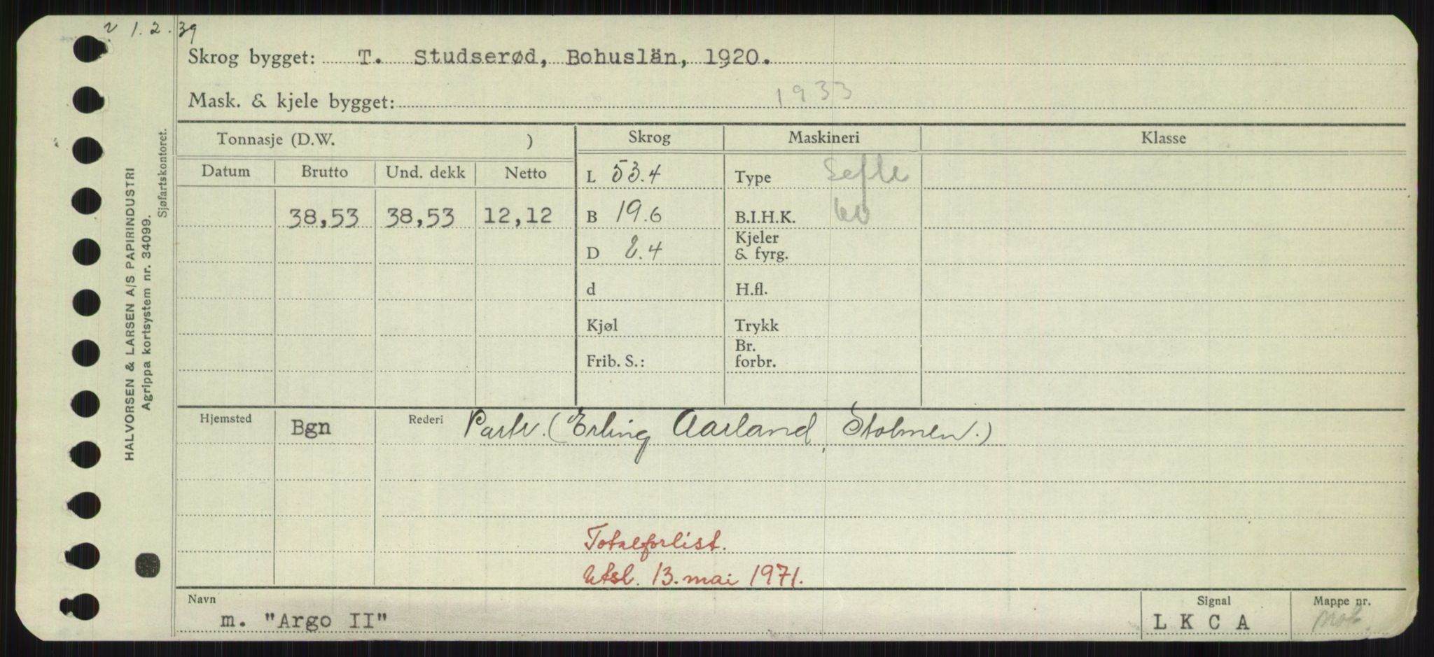 Sjøfartsdirektoratet med forløpere, Skipsmålingen, AV/RA-S-1627/H/Hd/L0002: Fartøy, Apa-Axe, p. 87