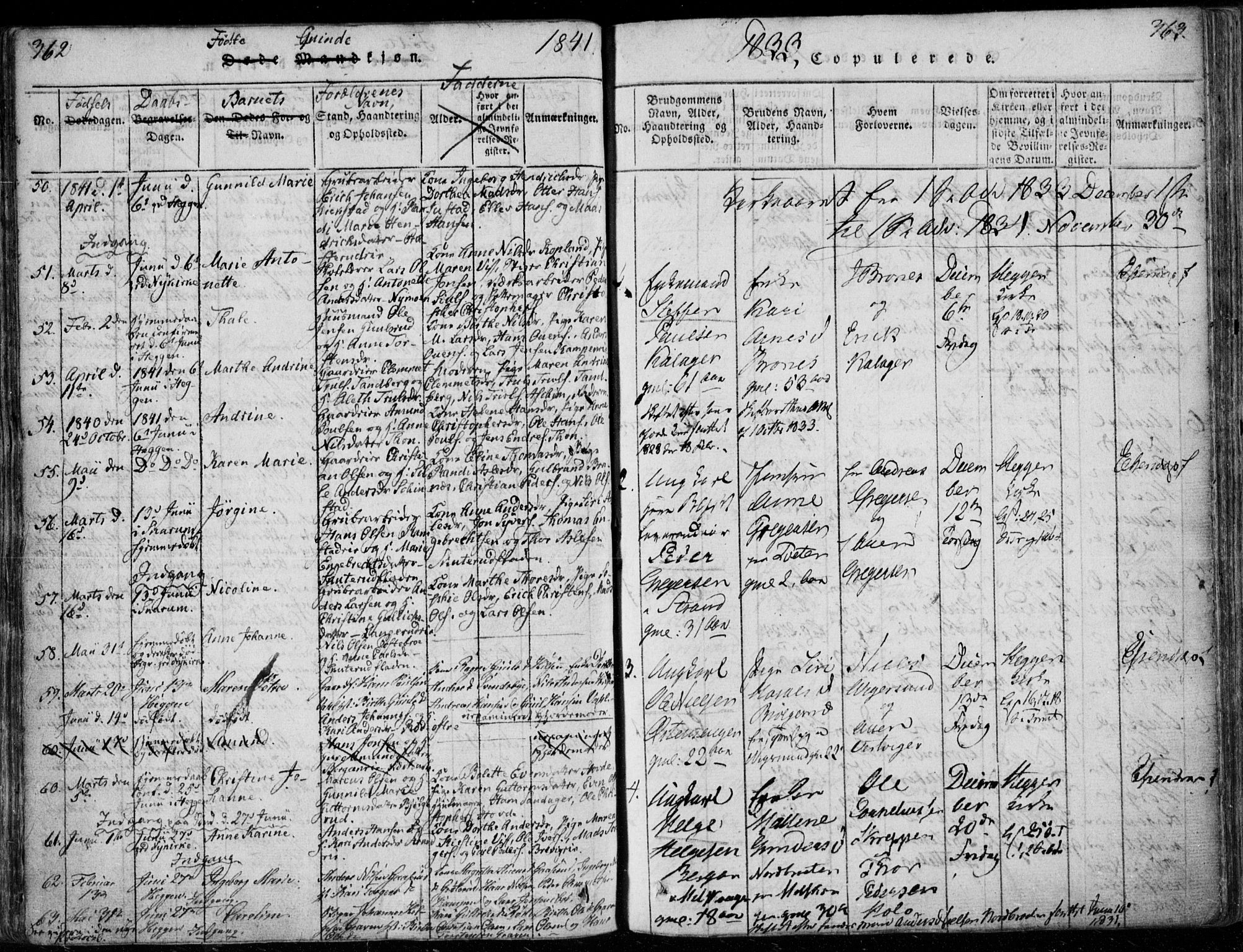Modum kirkebøker, SAKO/A-234/F/Fa/L0006: Parish register (official) no. 6, 1832-1841, p. 362-363