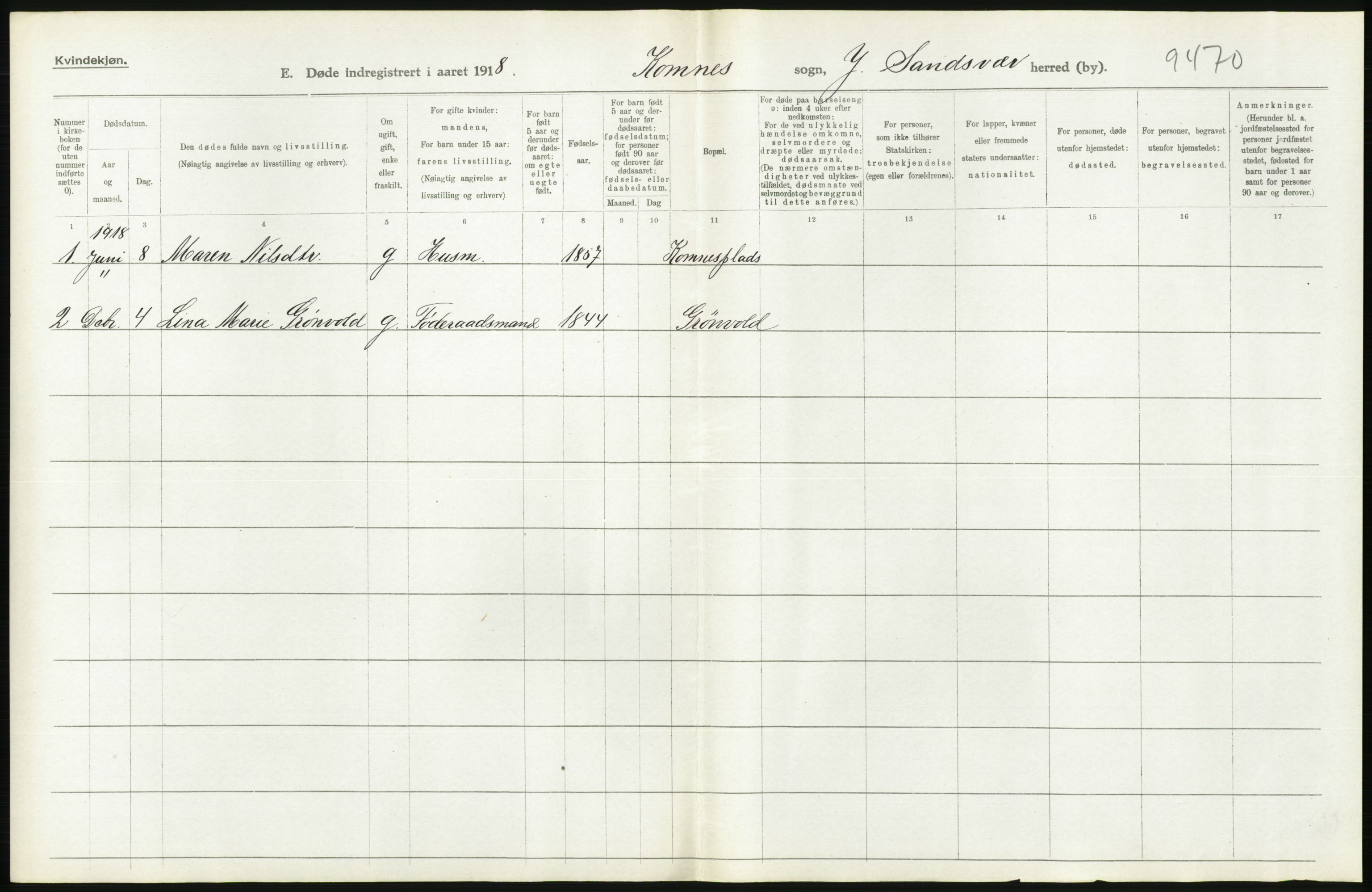 Statistisk sentralbyrå, Sosiodemografiske emner, Befolkning, AV/RA-S-2228/D/Df/Dfb/Dfbh/L0020: Buskerud fylke: Døde. Bygder og byer., 1918, p. 406