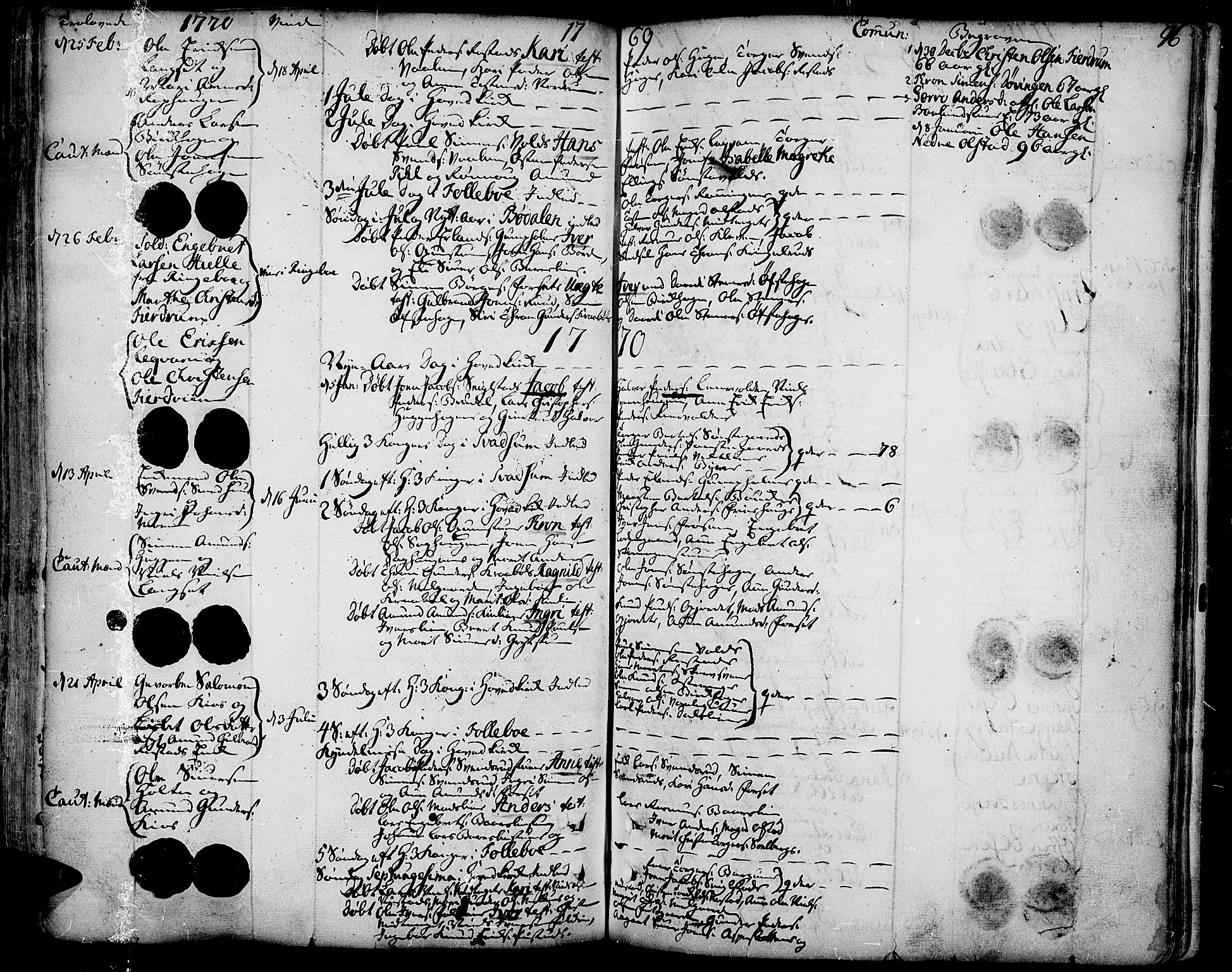 Gausdal prestekontor, AV/SAH-PREST-090/H/Ha/Haa/L0003: Parish register (official) no. 3, 1758-1809, p. 96