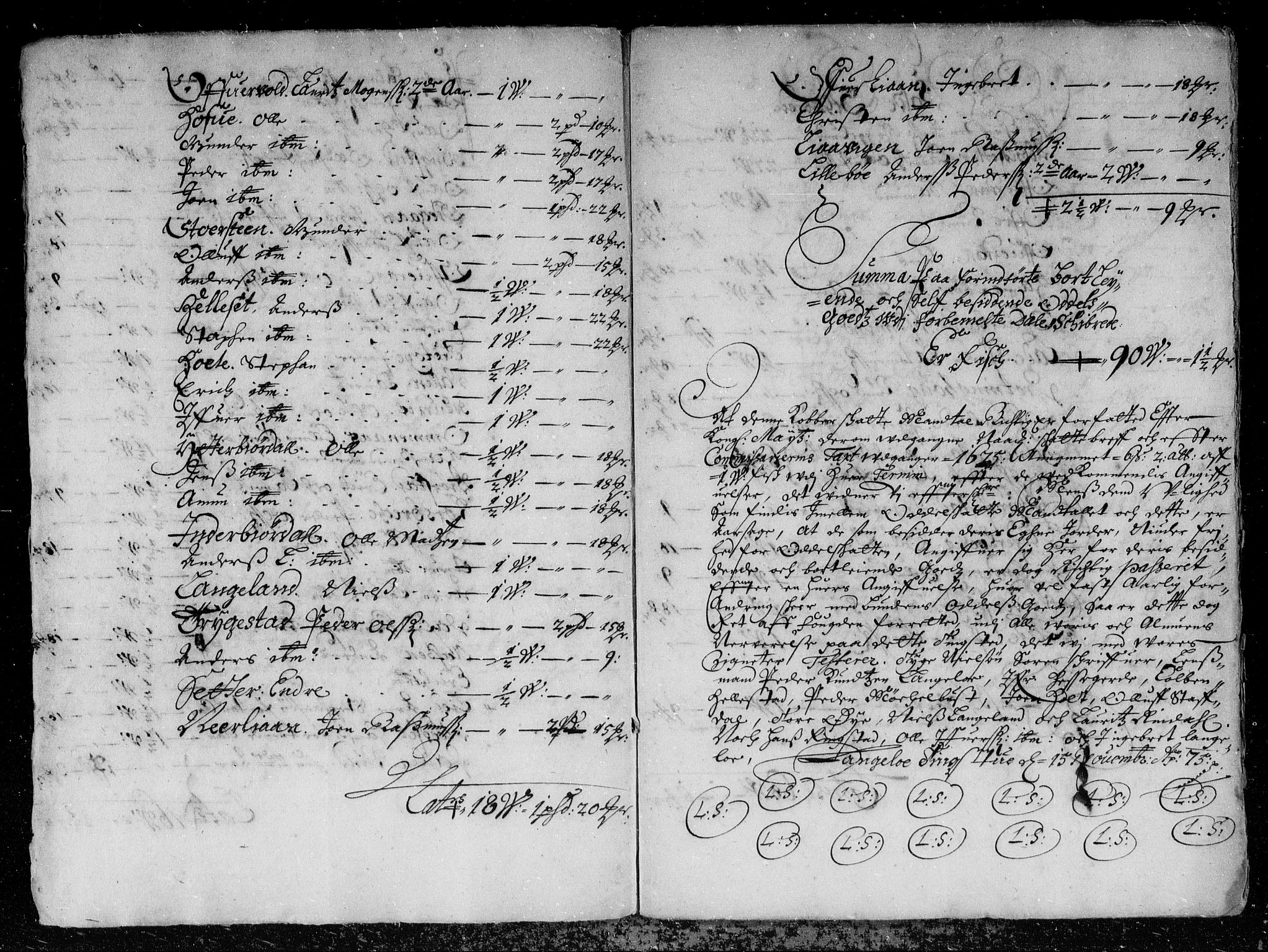 Rentekammeret inntil 1814, Reviderte regnskaper, Stiftamtstueregnskaper, Bergen stiftamt, AV/RA-EA-6043/R/Rc/L0041: Bergen stiftamt, 1672-1677