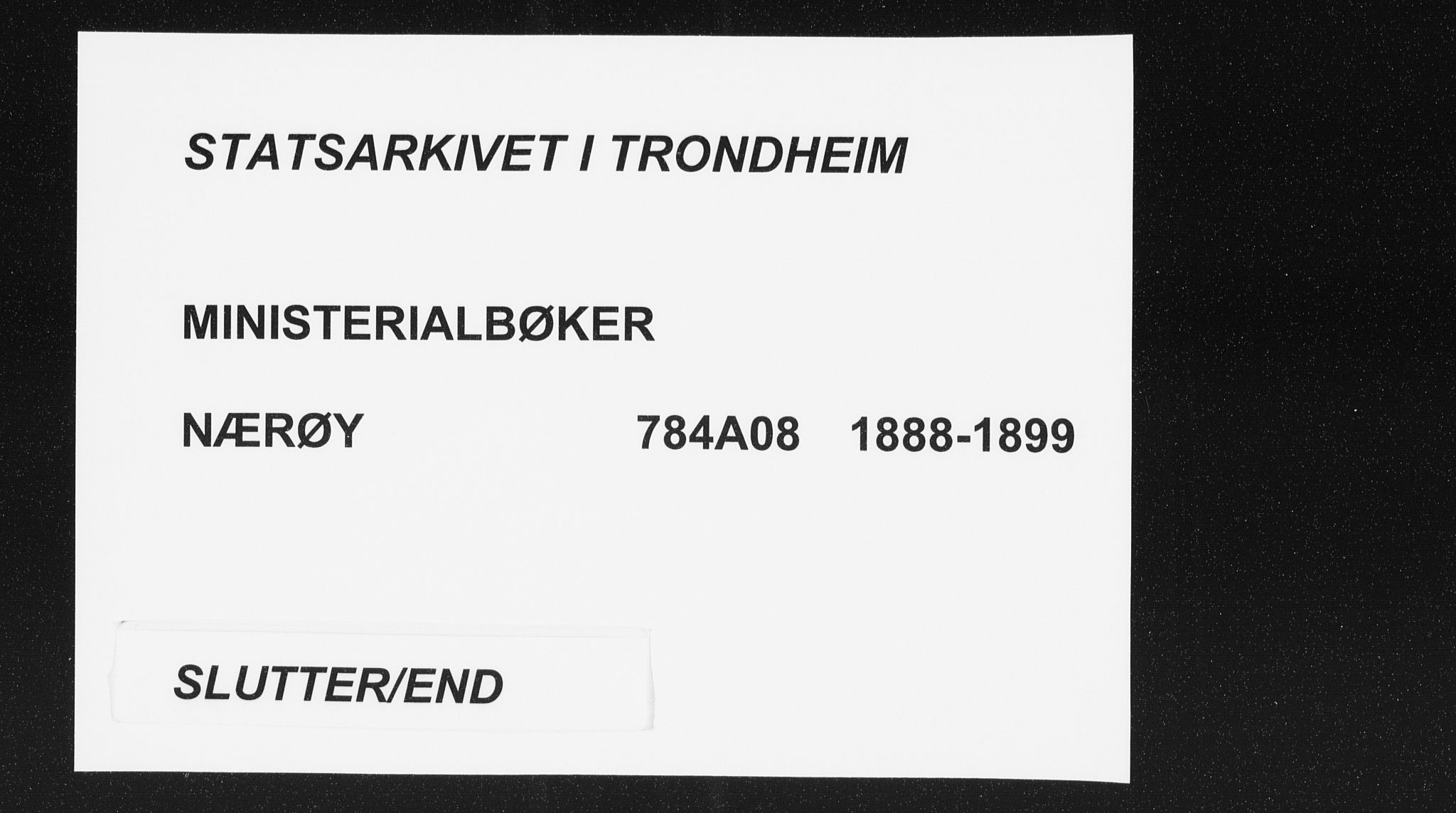 Ministerialprotokoller, klokkerbøker og fødselsregistre - Nord-Trøndelag, SAT/A-1458/784/L0673: Parish register (official) no. 784A08, 1888-1899