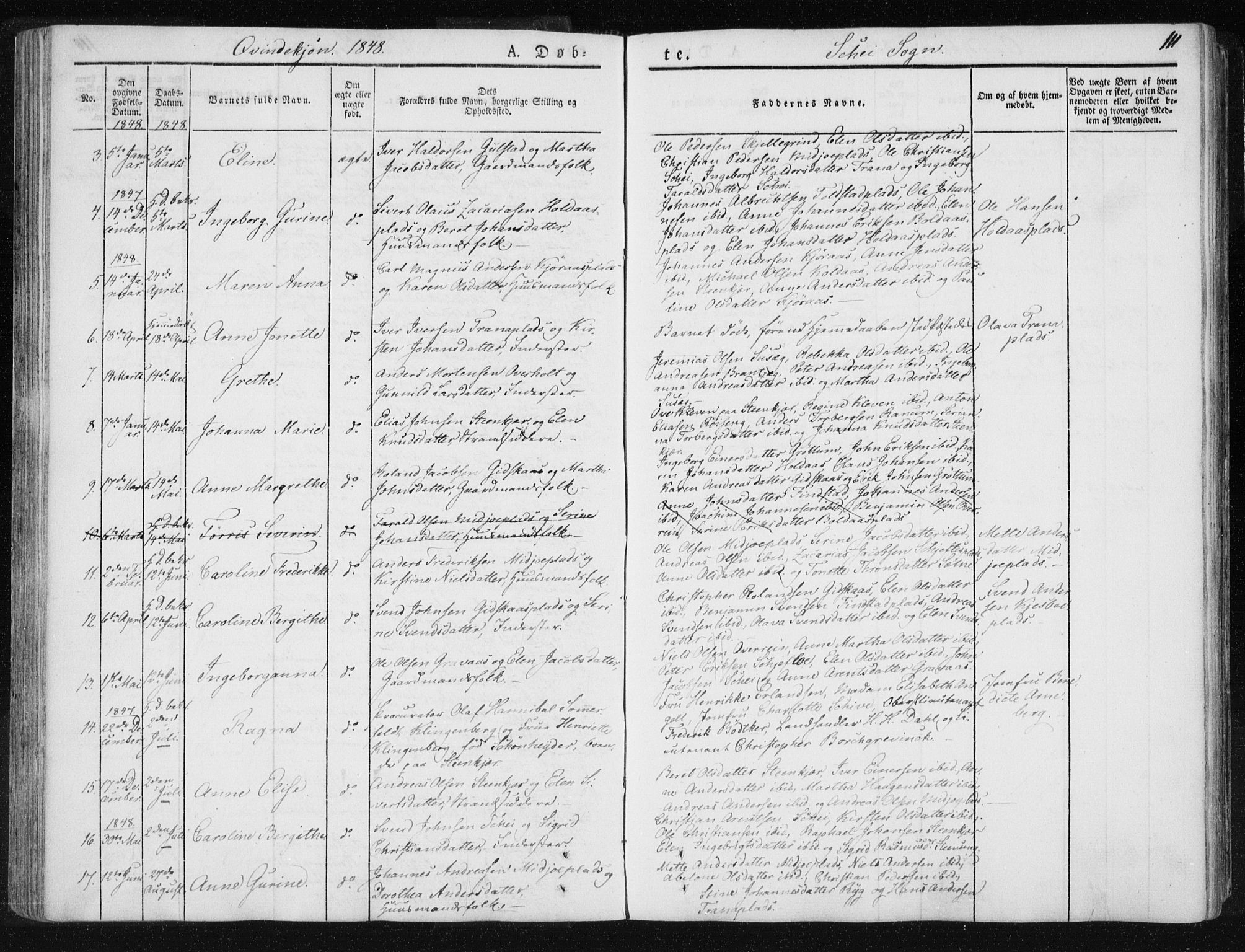 Ministerialprotokoller, klokkerbøker og fødselsregistre - Nord-Trøndelag, SAT/A-1458/735/L0339: Parish register (official) no. 735A06 /2, 1836-1848, p. 111