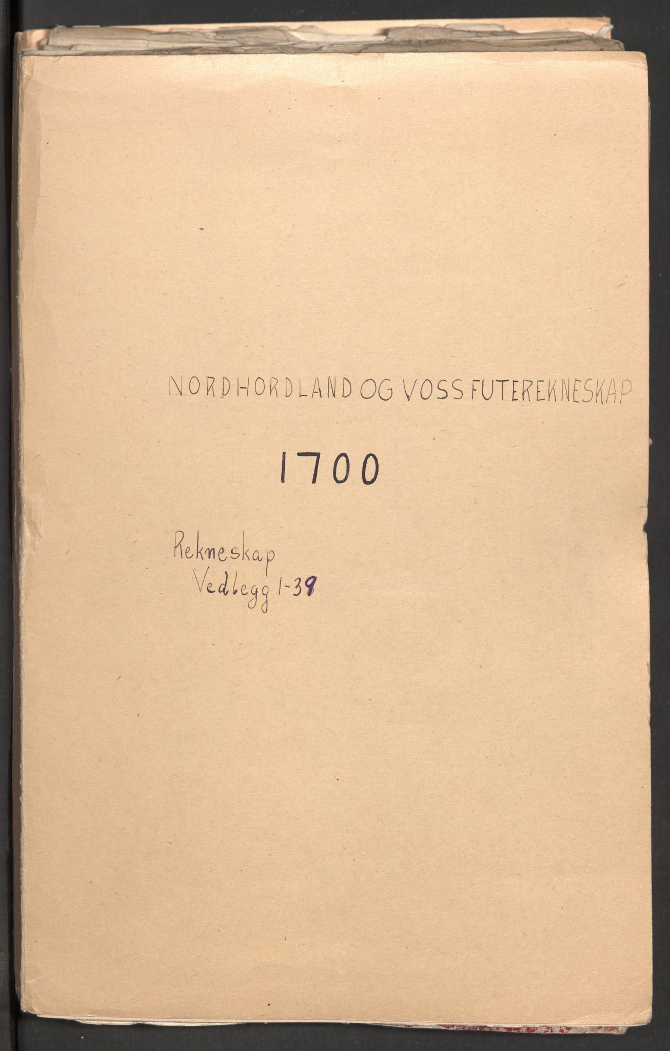 Rentekammeret inntil 1814, Reviderte regnskaper, Fogderegnskap, RA/EA-4092/R51/L3185: Fogderegnskap Nordhordland og Voss, 1700-1701, p. 2
