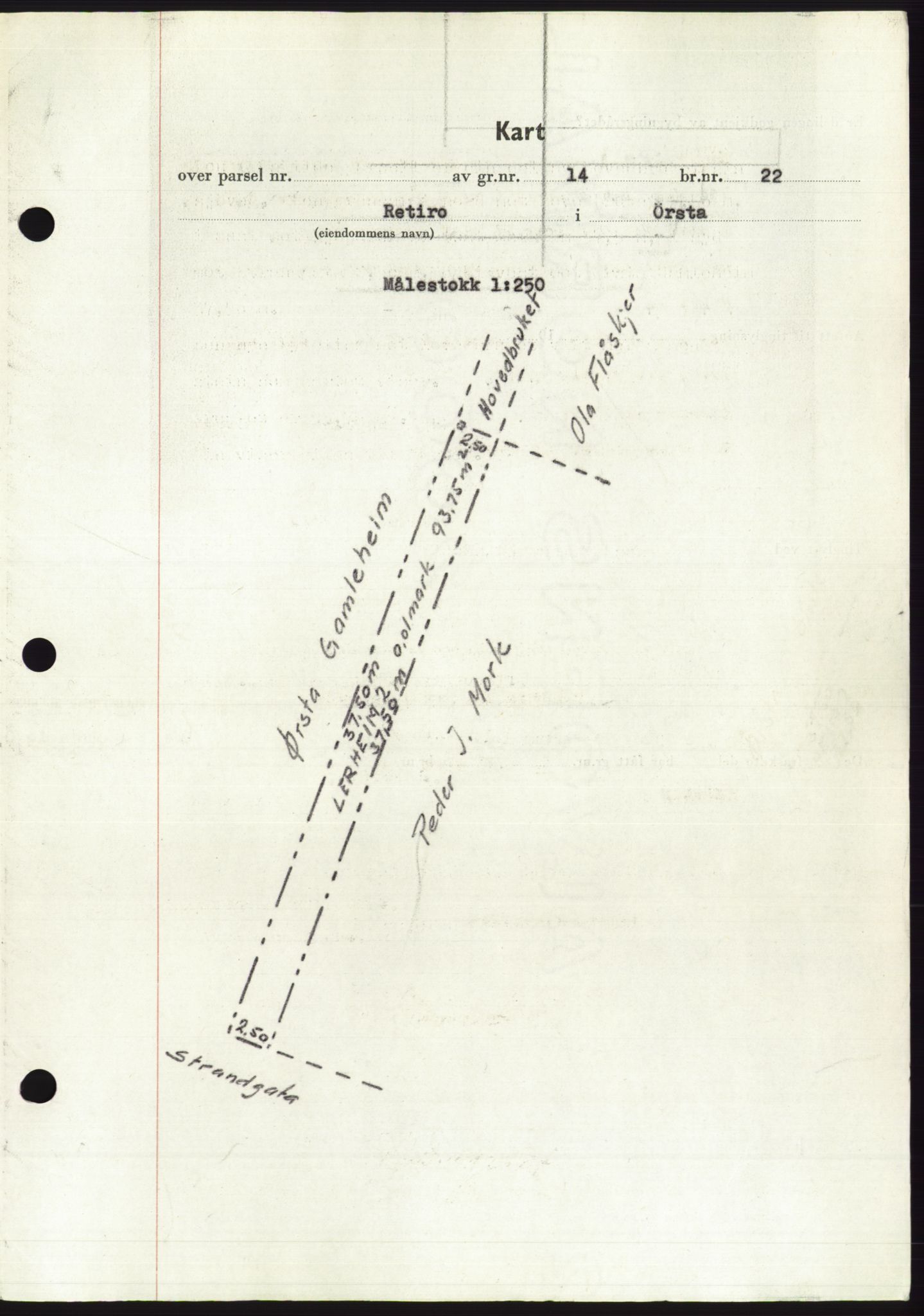 Søre Sunnmøre sorenskriveri, AV/SAT-A-4122/1/2/2C/L0092: Mortgage book no. 18A, 1952-1952, Diary no: : 1475/1952