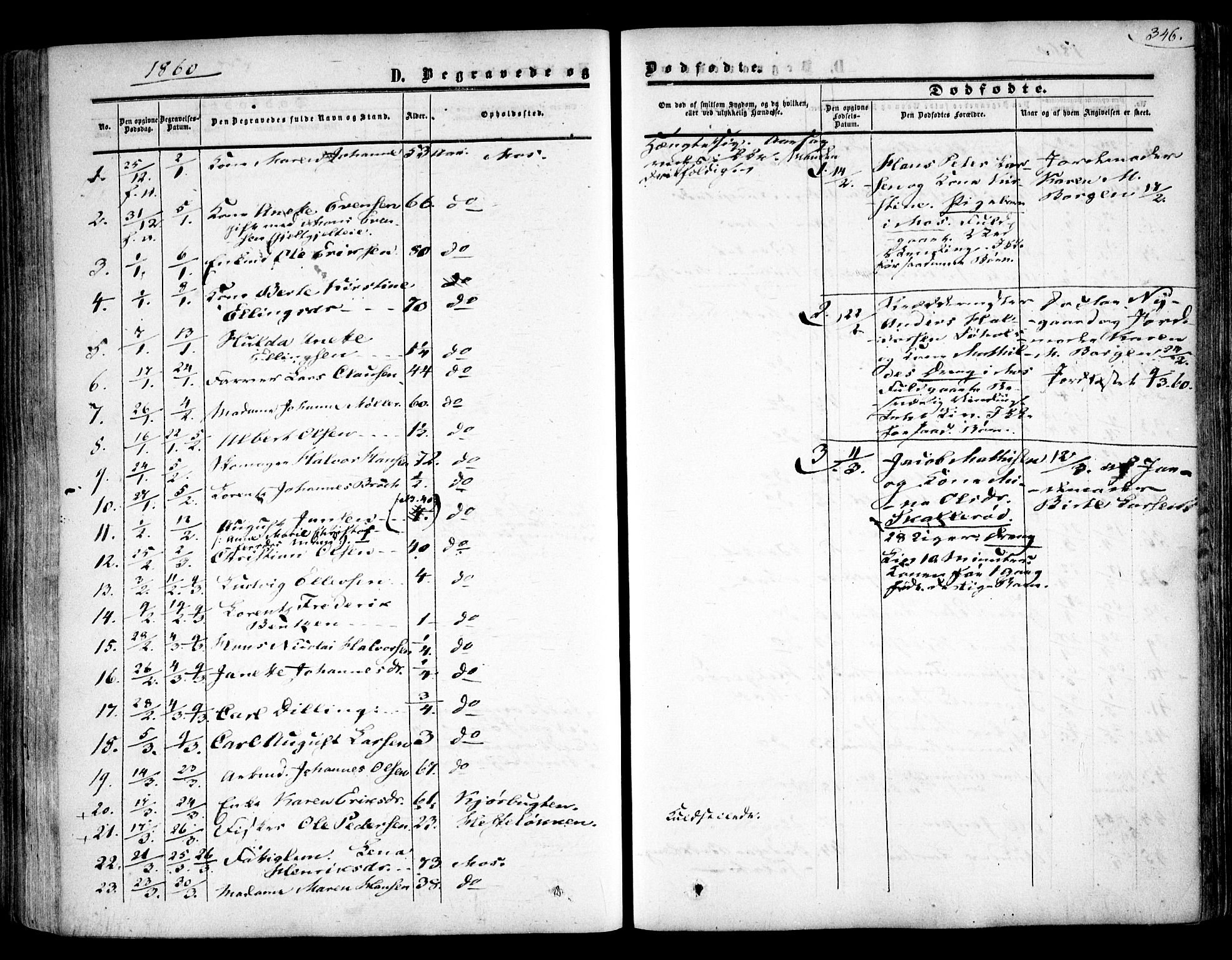 Moss prestekontor Kirkebøker, AV/SAO-A-2003/F/Fa/L0008: Parish register (official) no. I 8, 1852-1869, p. 346