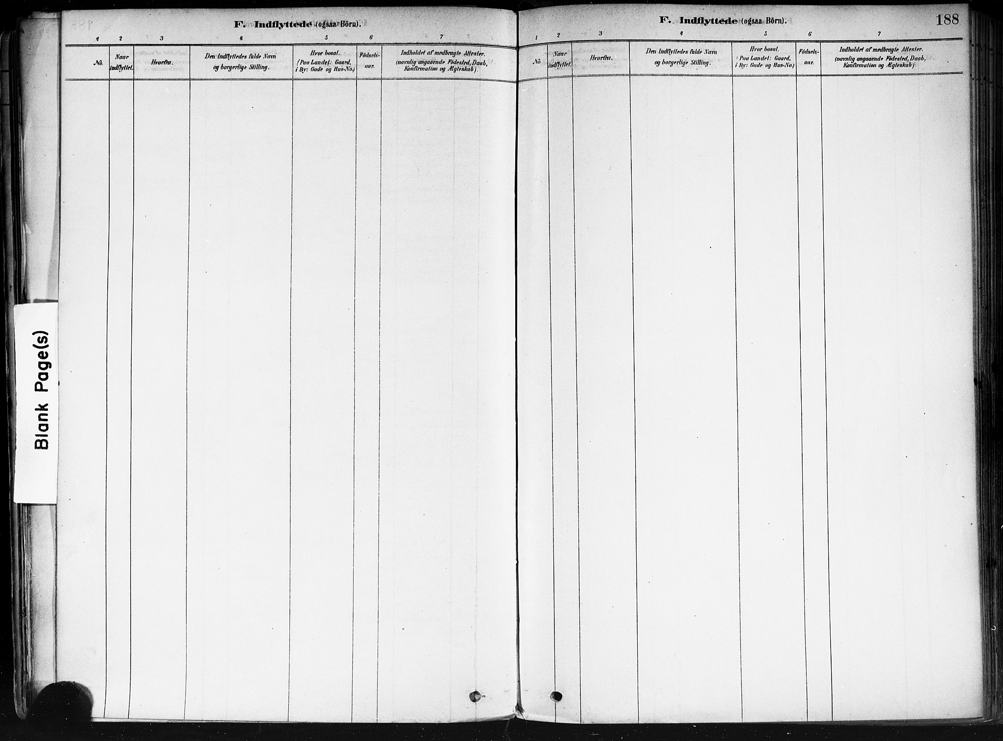 Strømsø kirkebøker, AV/SAKO-A-246/F/Fa/L0022: Parish register (official) no. I 22, 1879-1899, p. 188