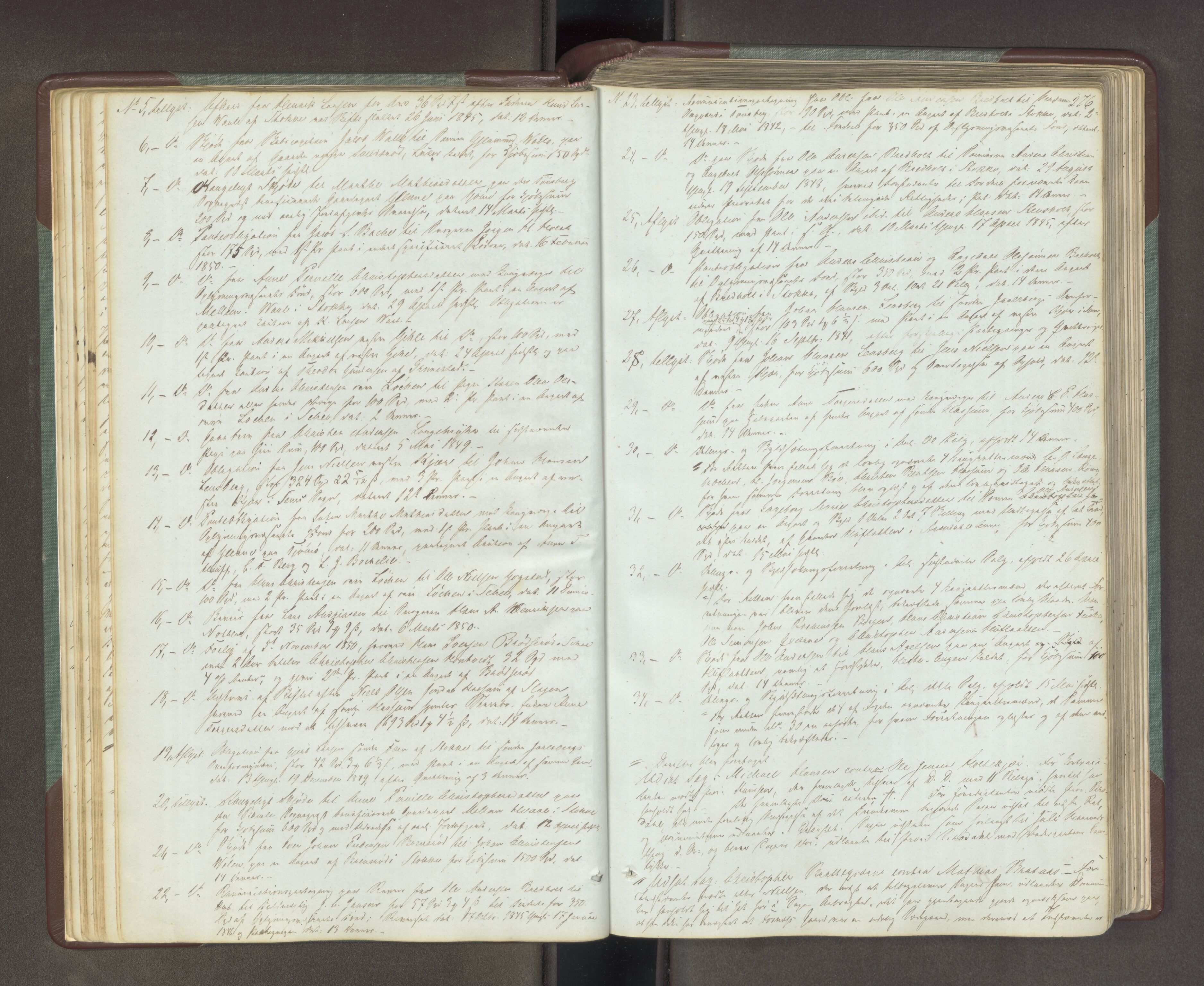Søndre Jarlsberg sorenskriveri, AV/SAKO-A-129/F/Fa/L0034B: Tingbok, 1850-1856, p. 275b-276a