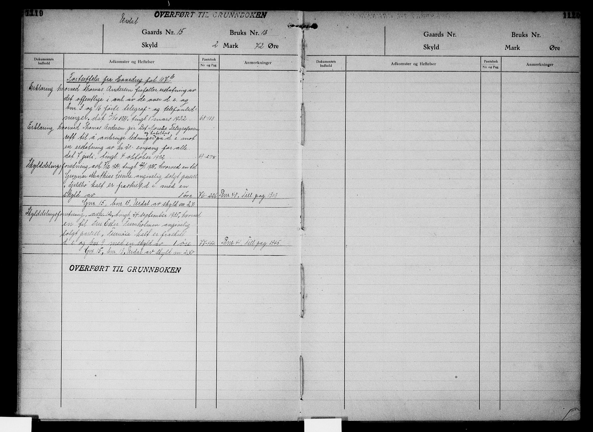 Onsøy sorenskriveri, AV/SAO-A-10474/G/Gb/Gbc/L0004: Mortgage register no. III 4, 1926, p. 1119-1120