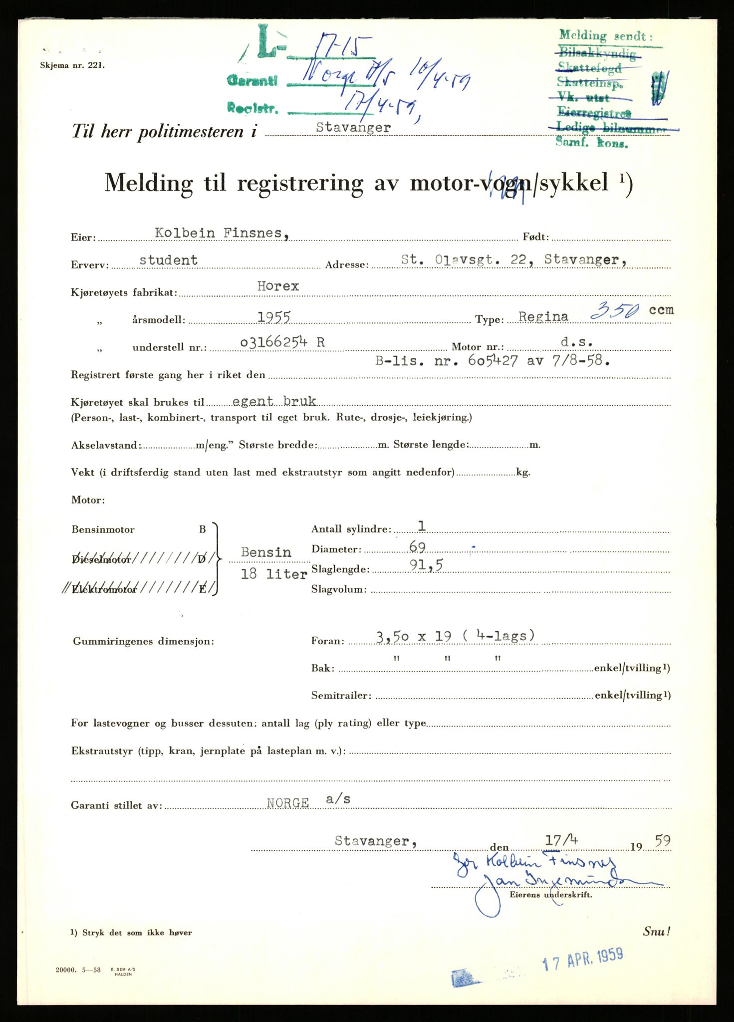 Stavanger trafikkstasjon, AV/SAST-A-101942/0/F/L0006: L-1700 - L-2149, 1930-1971, p. 77