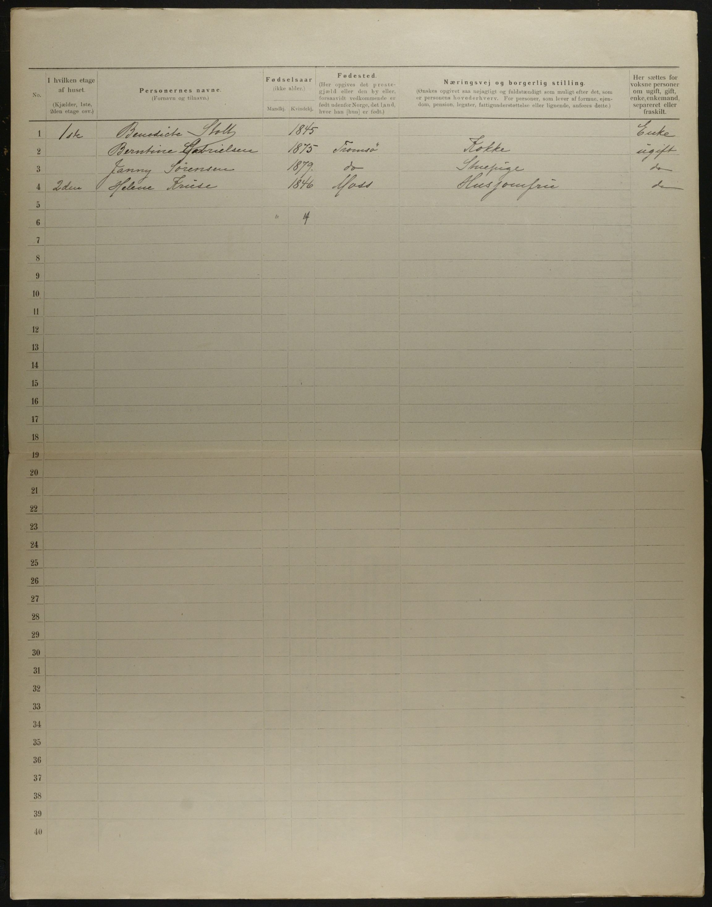 OBA, Municipal Census 1901 for Kristiania, 1901, p. 14702