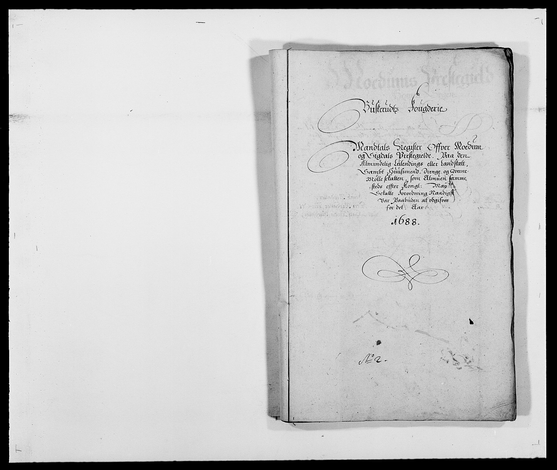 Rentekammeret inntil 1814, Reviderte regnskaper, Fogderegnskap, RA/EA-4092/R25/L1679: Fogderegnskap Buskerud, 1687-1688, p. 302