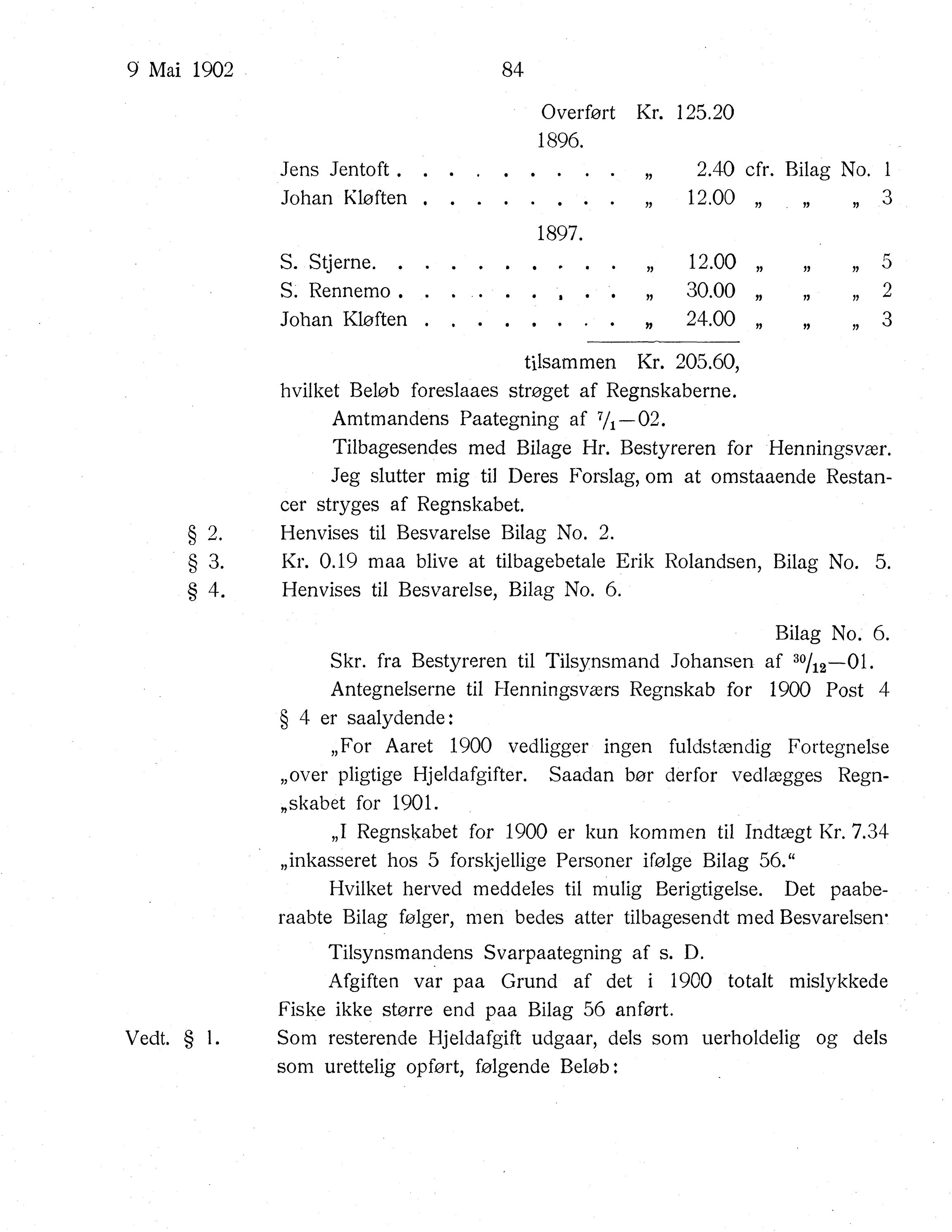 Nordland Fylkeskommune. Fylkestinget, AIN/NFK-17/176/A/Ac/L0025: Fylkestingsforhandlinger 1902, 1902