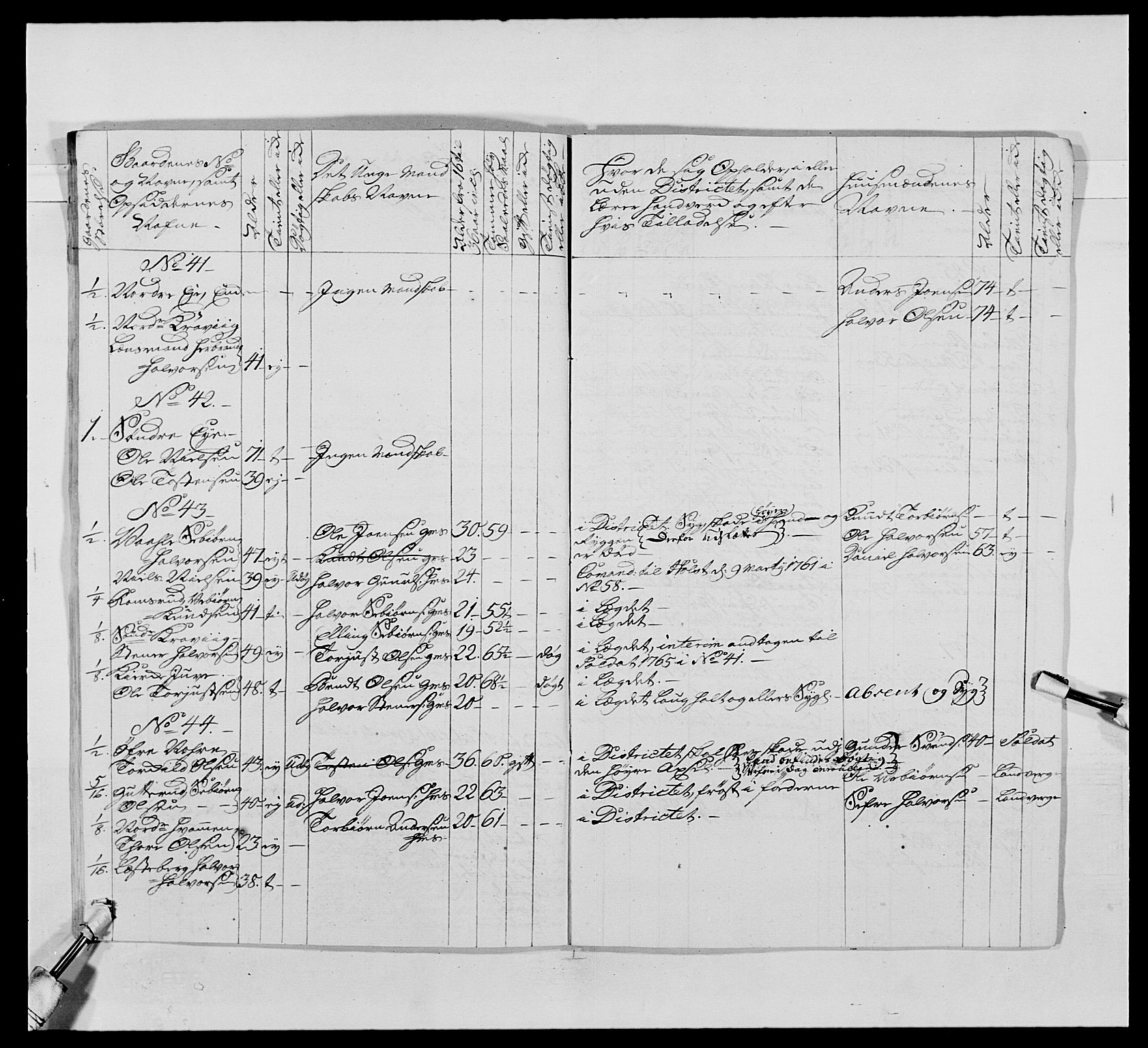 Kommanderende general (KG I) med Det norske krigsdirektorium, AV/RA-EA-5419/E/Ea/L0488: 1. Akershusiske regiment, 1765, p. 112