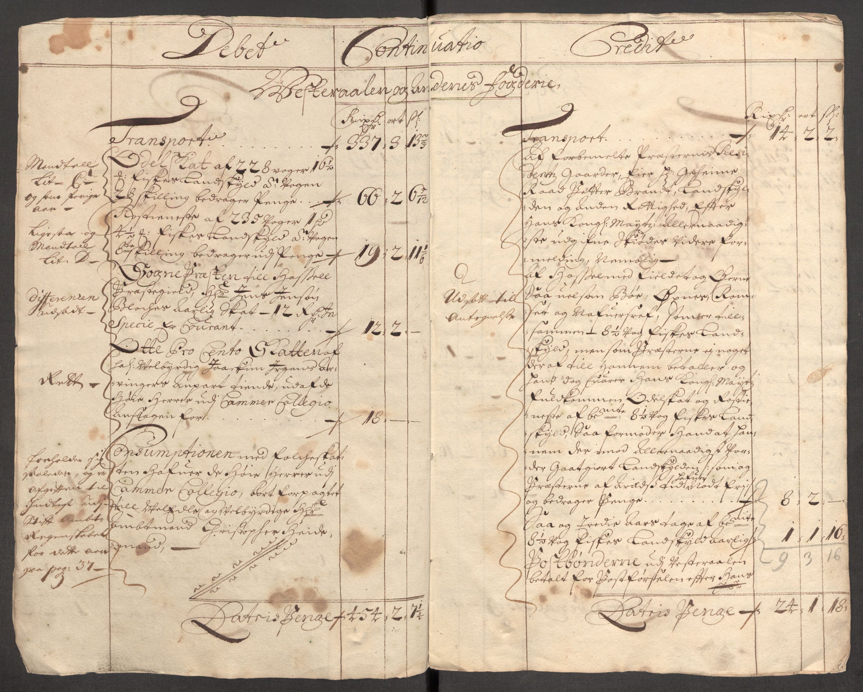 Rentekammeret inntil 1814, Reviderte regnskaper, Fogderegnskap, AV/RA-EA-4092/R67/L4678: Fogderegnskap Vesterålen, Andenes og Lofoten, 1696-1708, p. 264