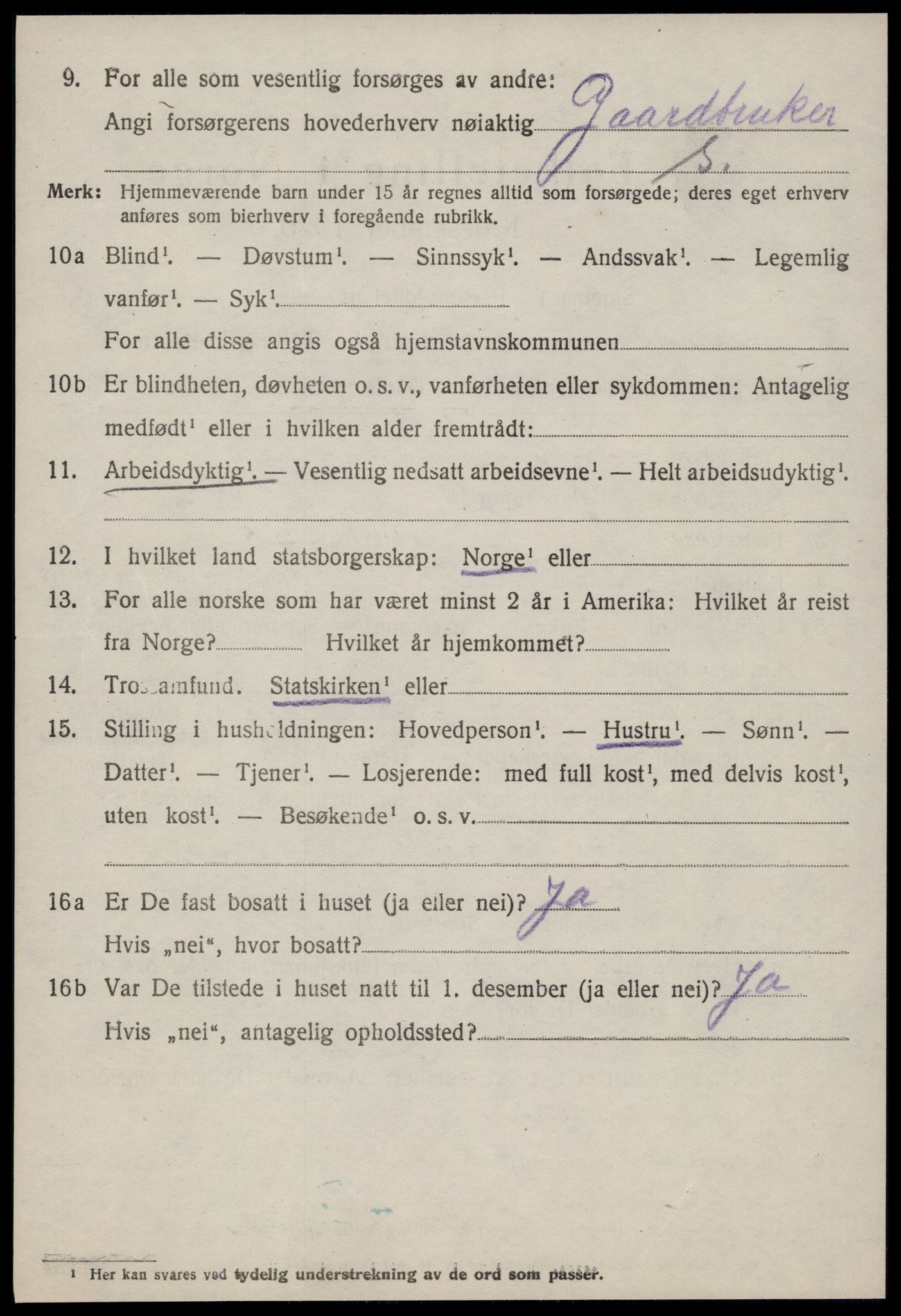 SAT, 1920 census for Aukra, 1920, p. 1008