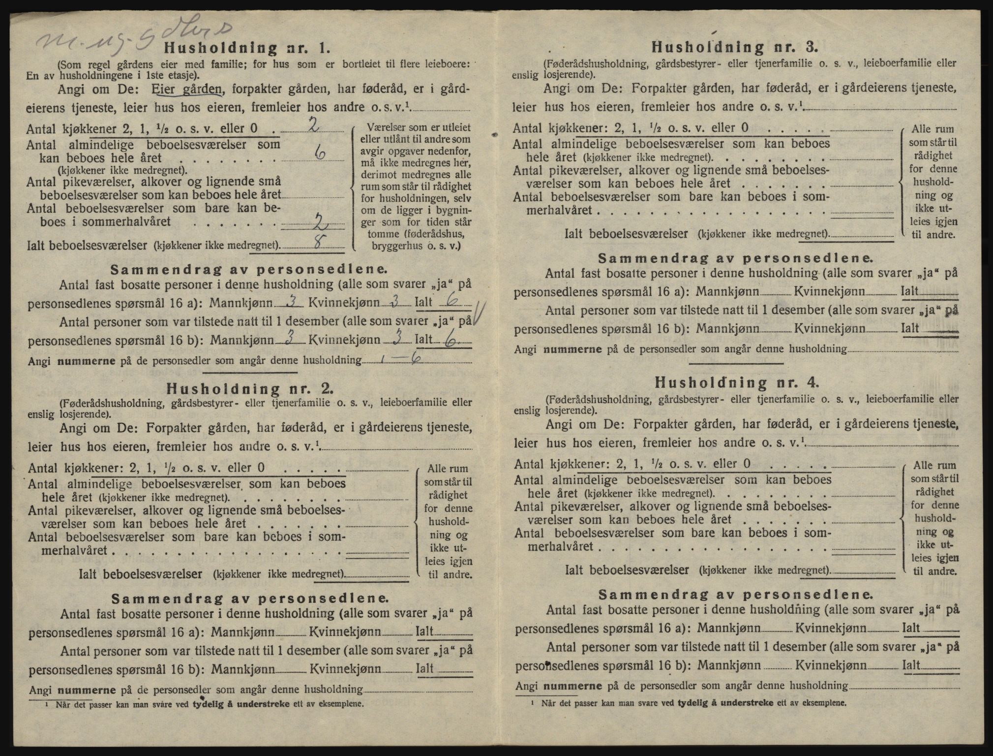 SAO, 1920 census for Rakkestad, 1920, p. 48