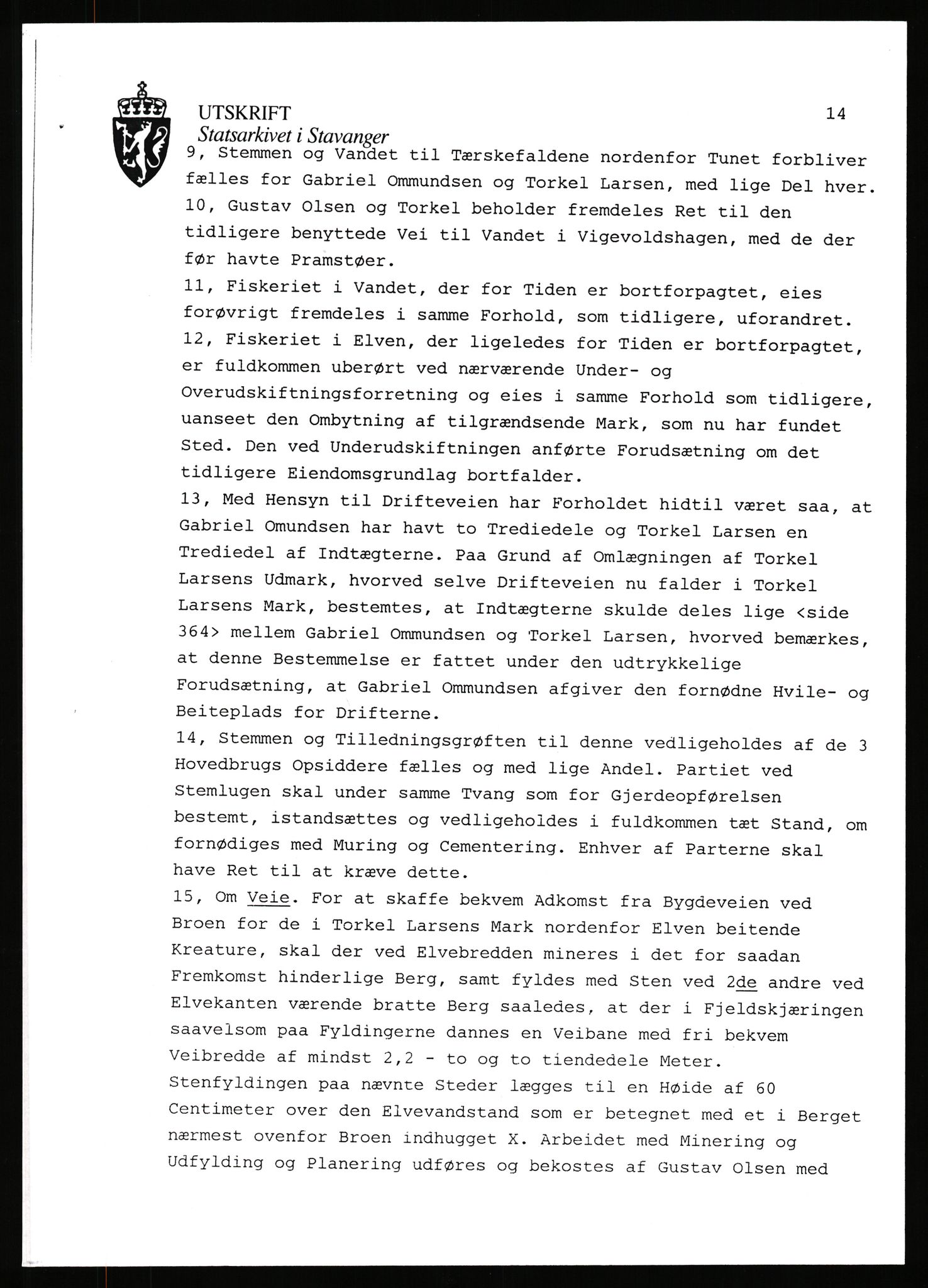 Statsarkivet i Stavanger, AV/SAST-A-101971/03/Y/Yj/L0094: Avskrifter sortert etter gårdsnavn: Vetrhus - Vik i Nerstrand, 1750-1930, p. 457