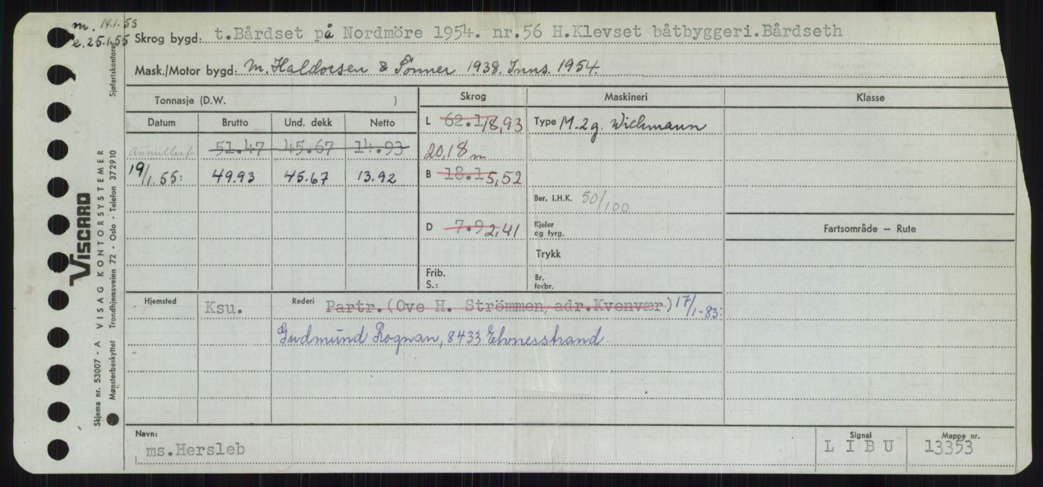 Sjøfartsdirektoratet med forløpere, Skipsmålingen, AV/RA-S-1627/H/Ha/L0002/0002: Fartøy, Eik-Hill / Fartøy, G-Hill, p. 871