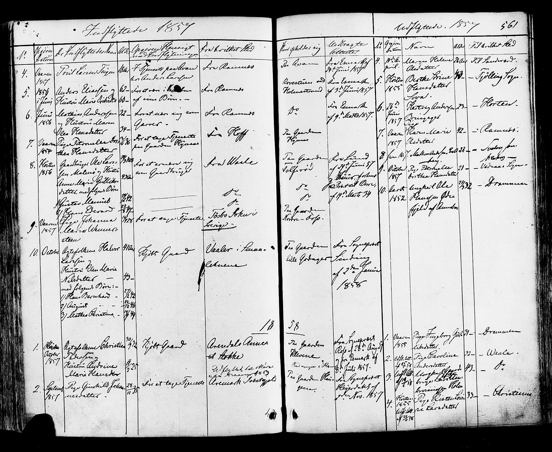 Botne kirkebøker, AV/SAKO-A-340/F/Fa/L0006: Parish register (official) no. I 6, 1836-1877, p. 561