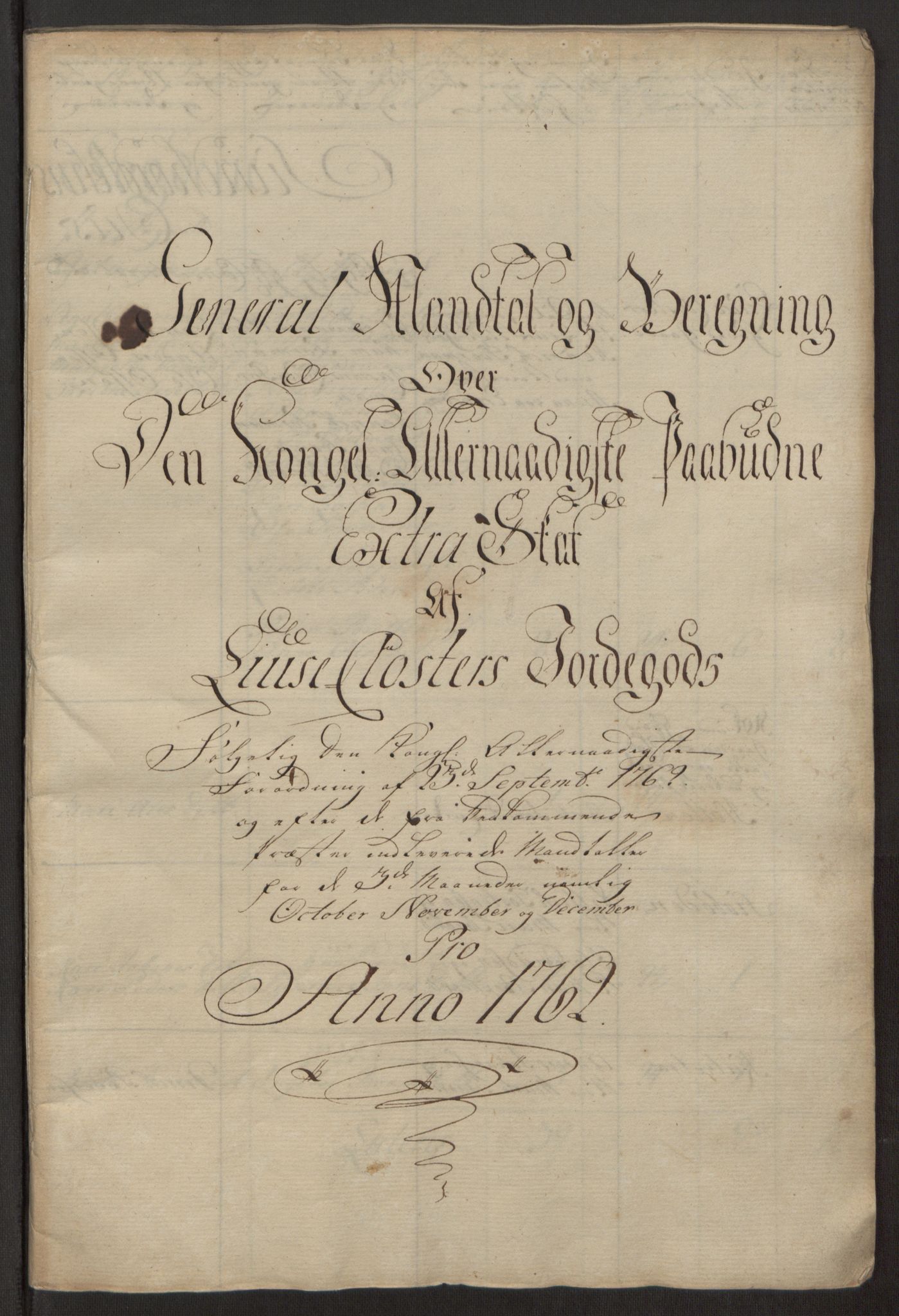 Rentekammeret inntil 1814, Reviderte regnskaper, Fogderegnskap, RA/EA-4092/R50/L3180: Ekstraskatten Lyse kloster, 1762-1783, p. 10