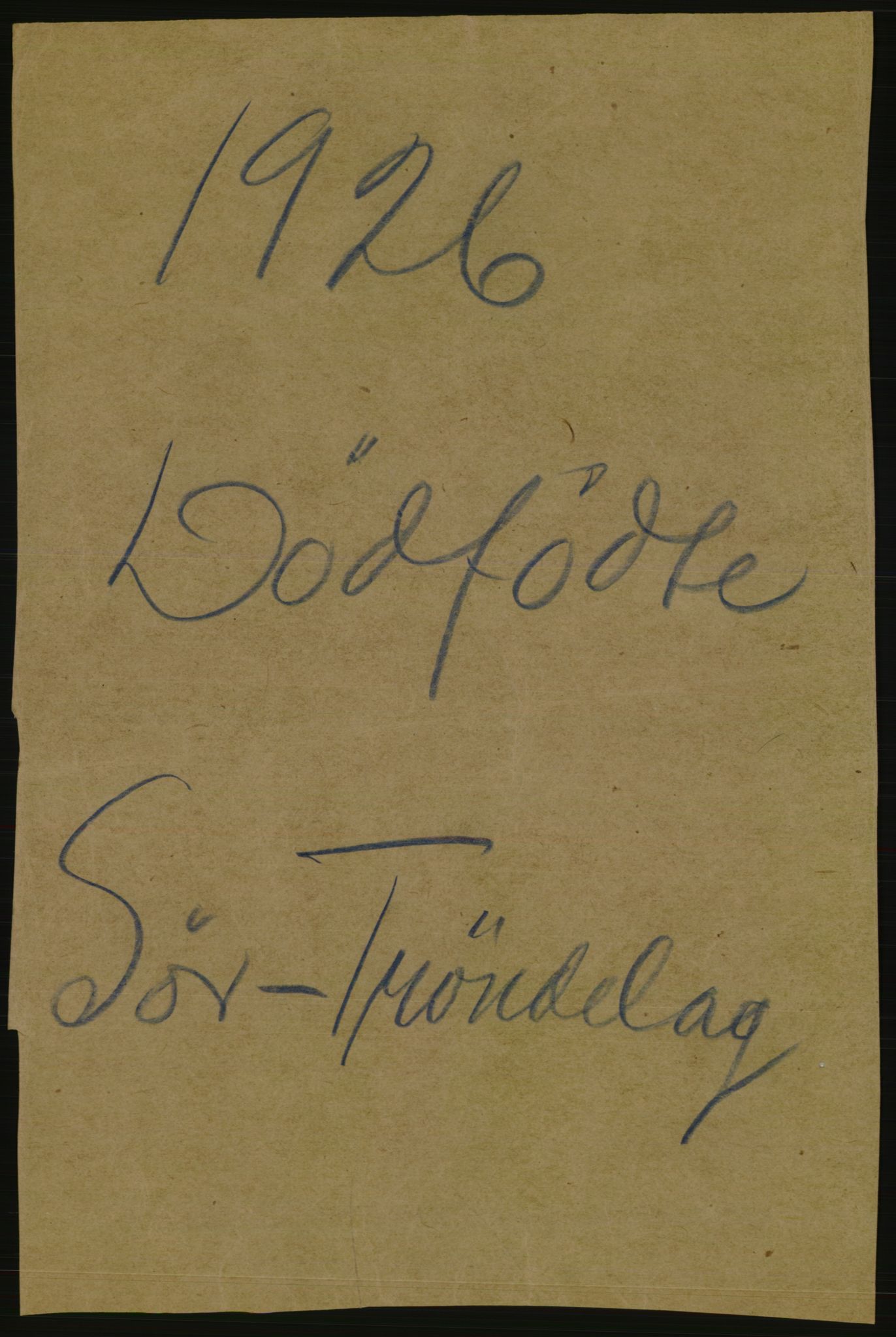 Statistisk sentralbyrå, Sosiodemografiske emner, Befolkning, RA/S-2228/D/Df/Dfc/Dfcf/L0035: S. Trøndelag fylke: Gifte, døde, dødfødte. Bygder., 1926, p. 561