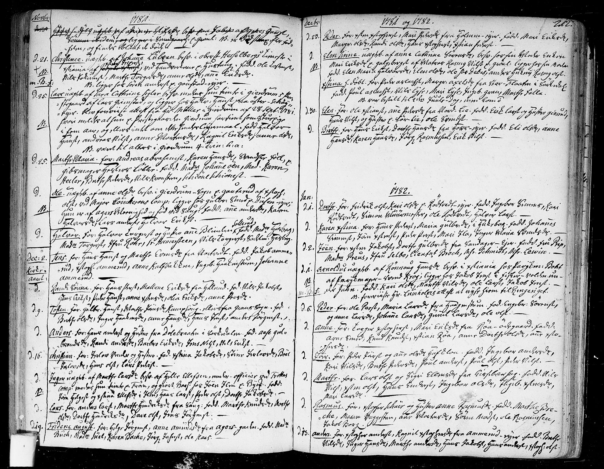 Aker prestekontor kirkebøker, SAO/A-10861/F/L0009: Parish register (official) no. 9, 1765-1785, p. 212