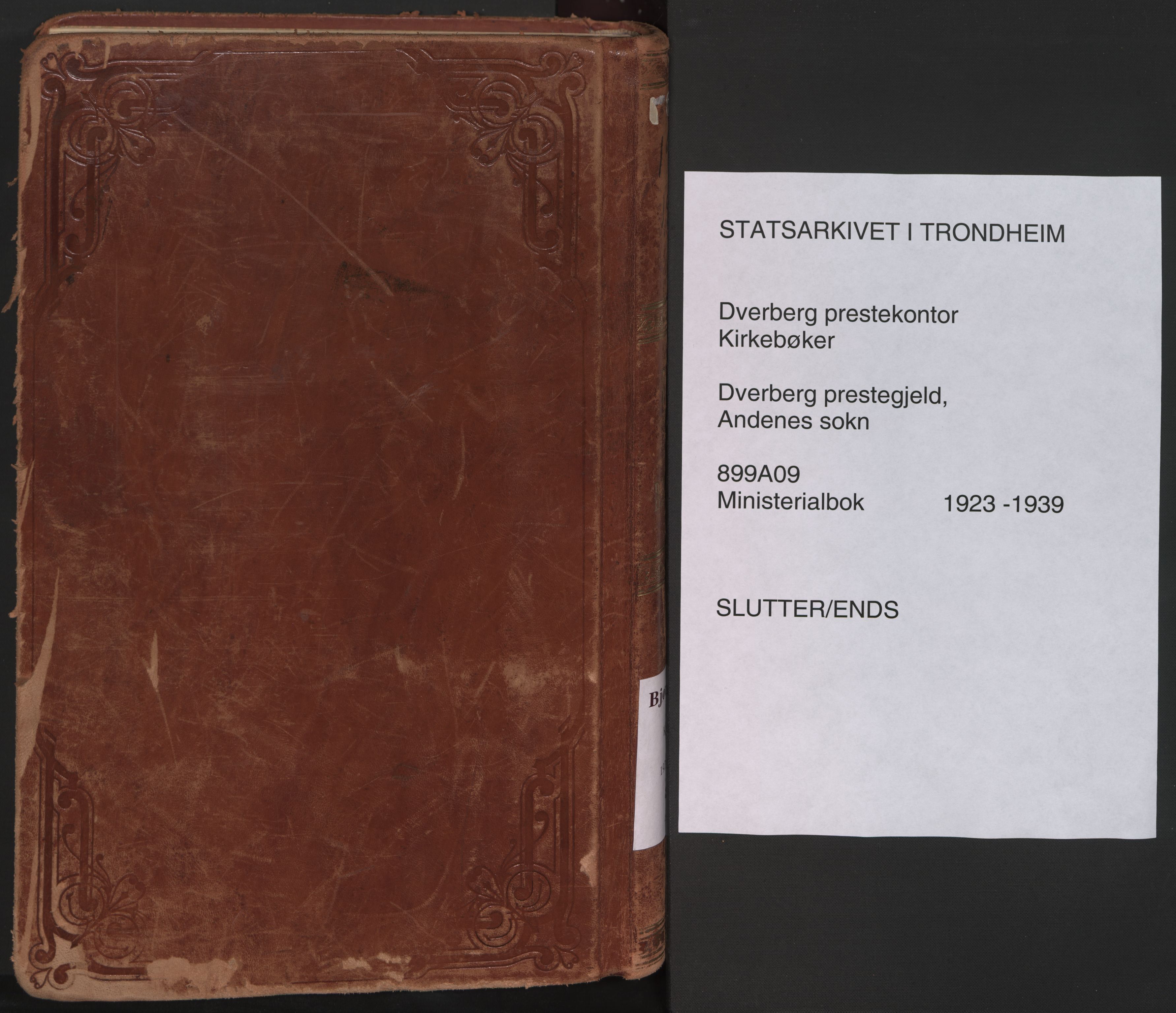 Ministerialprotokoller, klokkerbøker og fødselsregistre - Nordland, AV/SAT-A-1459/899/L1441: Parish register (official) no. 899A09, 1923-1939