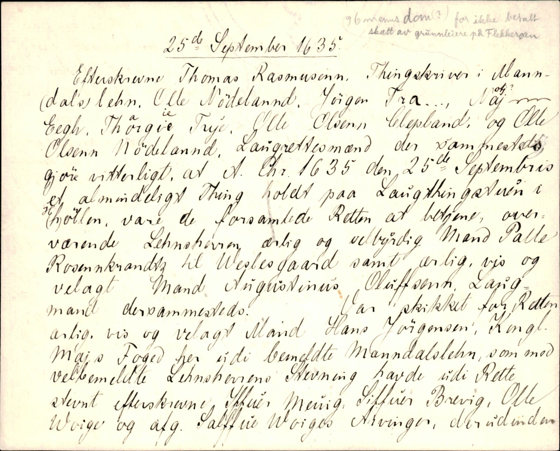 Riksarkivets diplomsamling, AV/RA-EA-5965/F35/F35d/L0003: Innlånte diplomer, seddelregister, 1621-1642, p. 487