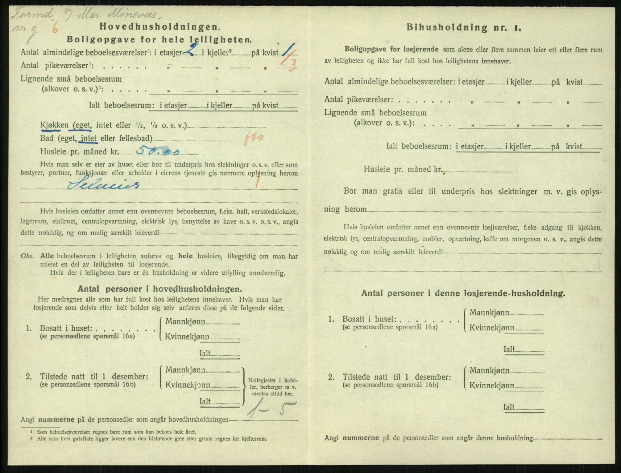 SAKO, 1920 census for Horten, 1920, p. 7160