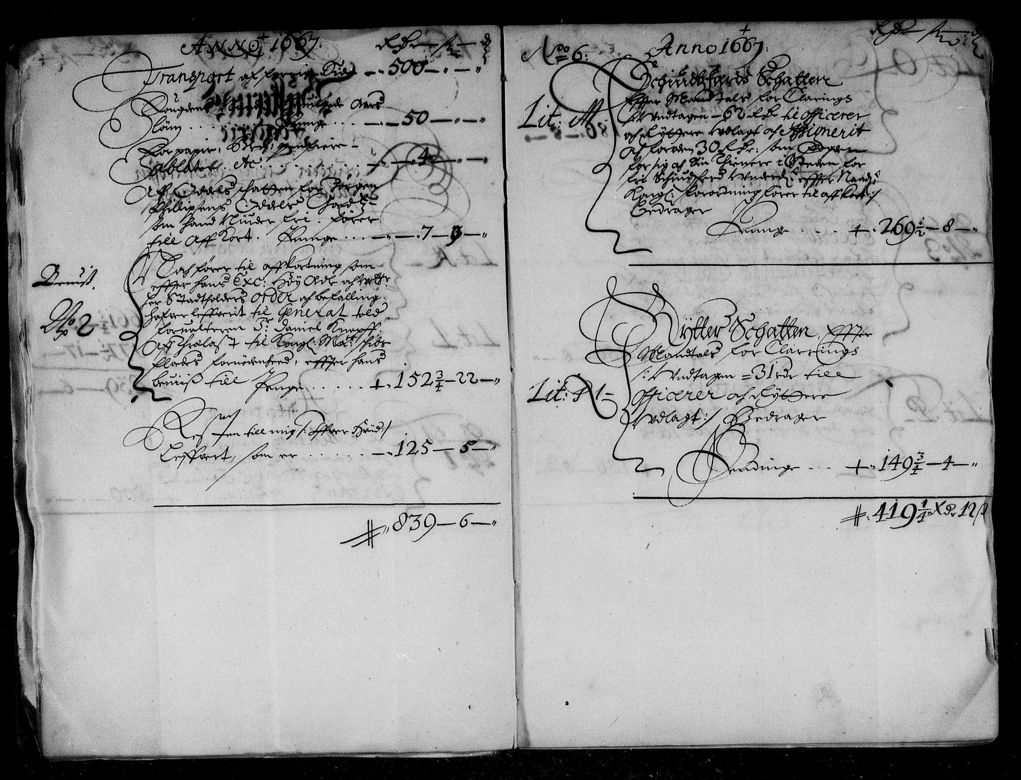Rentekammeret inntil 1814, Reviderte regnskaper, Stiftamtstueregnskaper, Landkommissariatet på Akershus og Akershus stiftamt, AV/RA-EA-5869/R/Rb/L0044: Akershus stiftamt, 1667