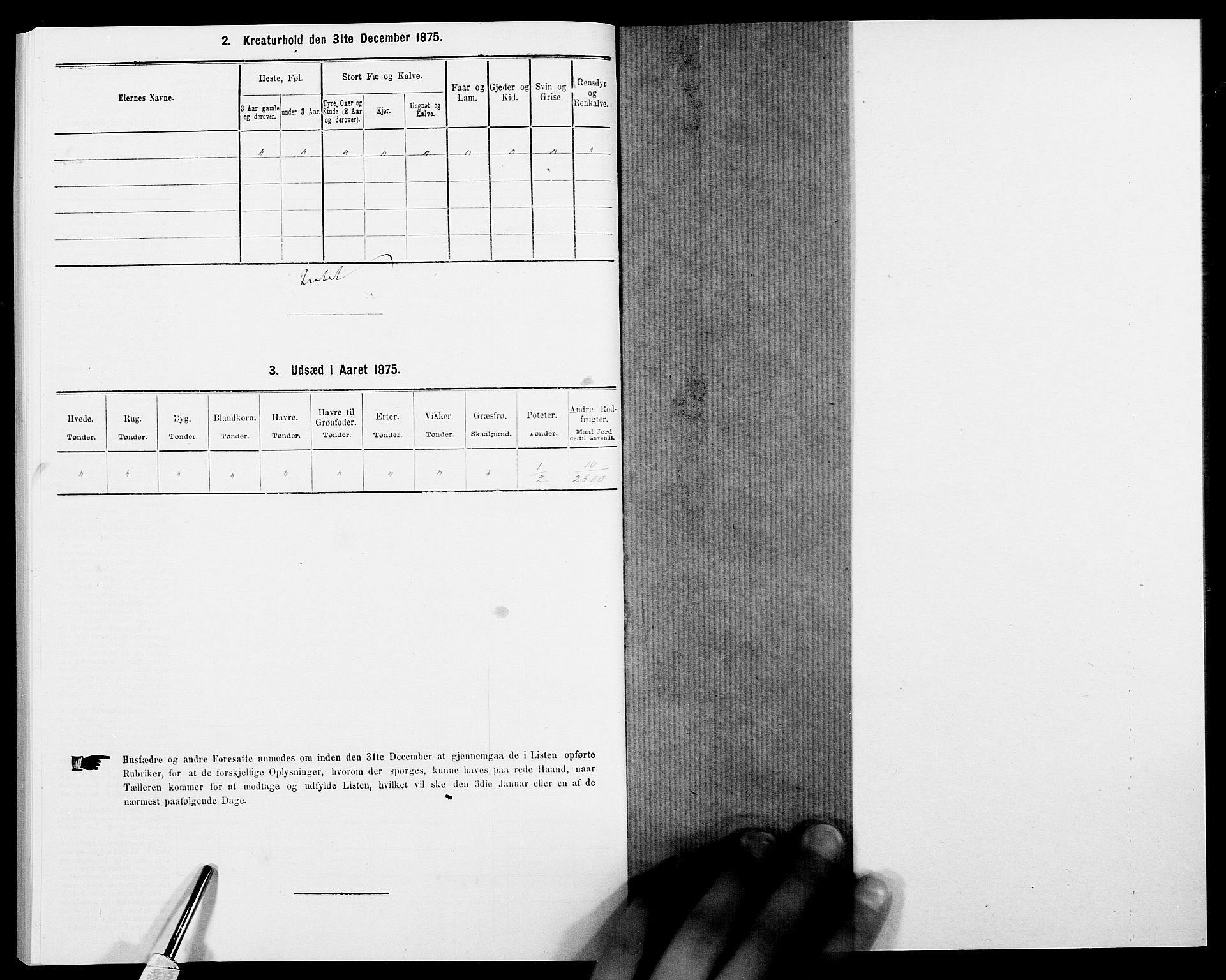 SAK, 1875 census for 0926L Vestre Moland/Vestre Moland, 1875, p. 277