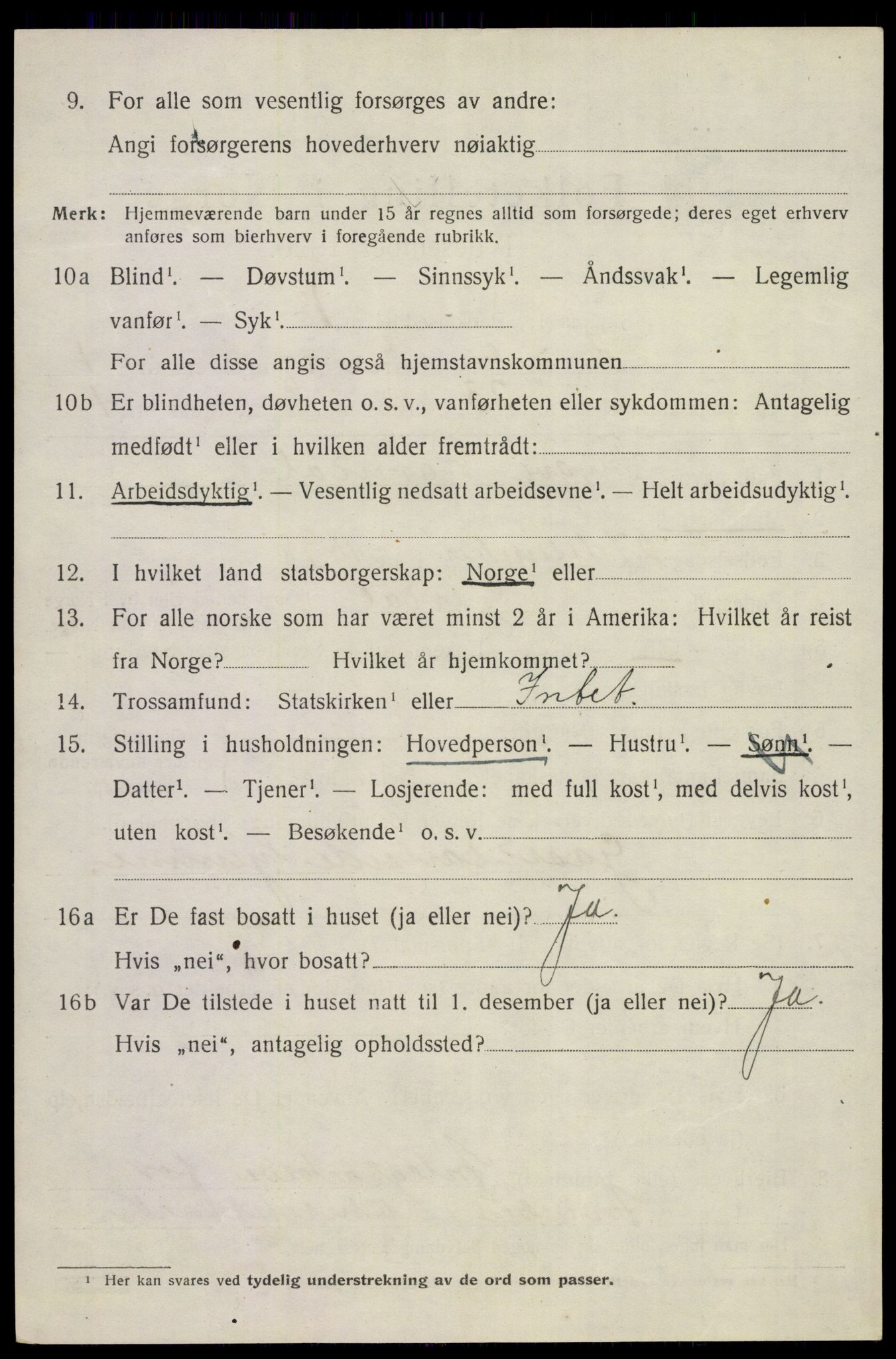 SAKO, 1920 census for Andebu, 1920, p. 1477