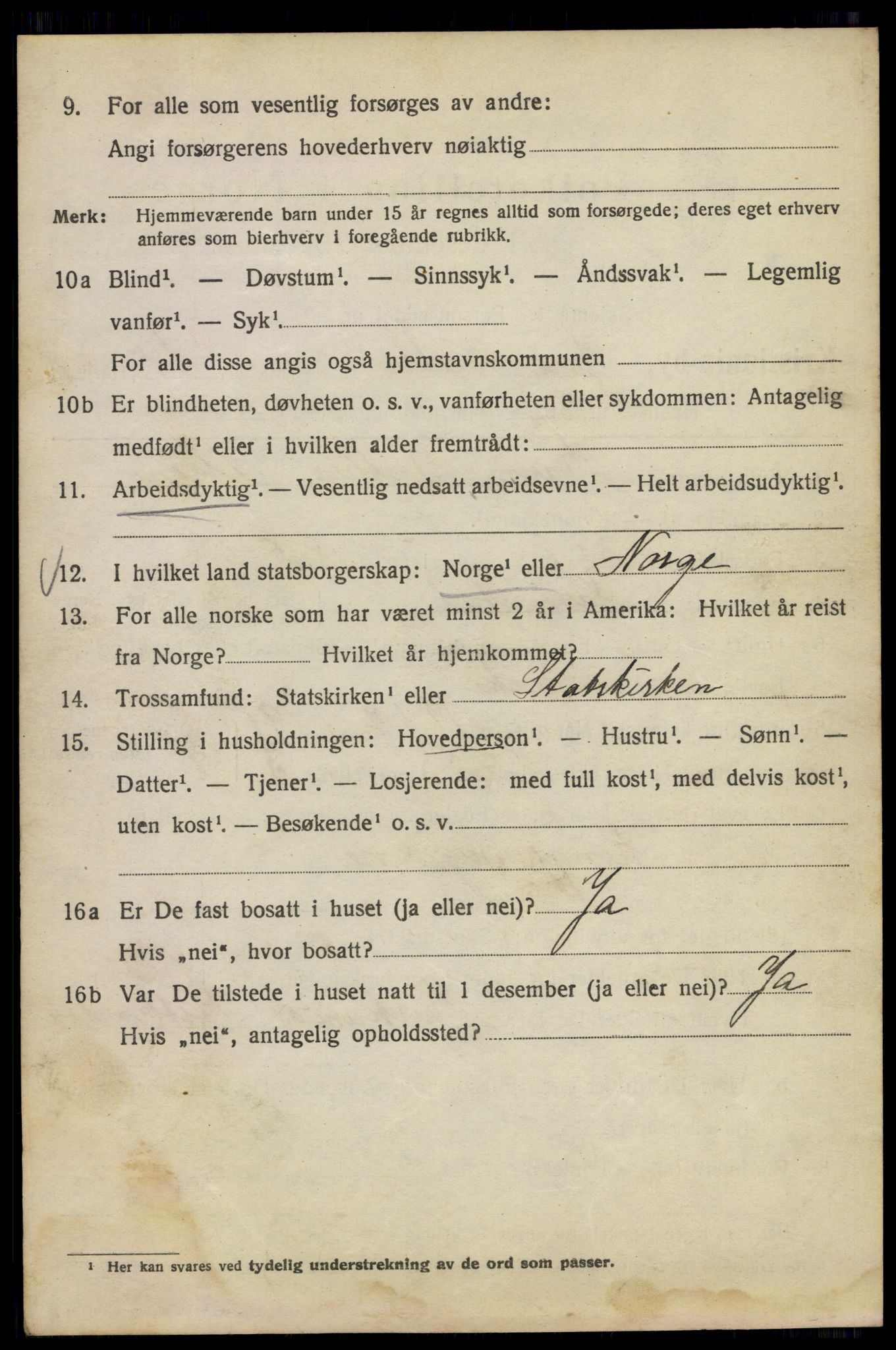 SAO, 1920 census for Kristiania, 1920, p. 318342